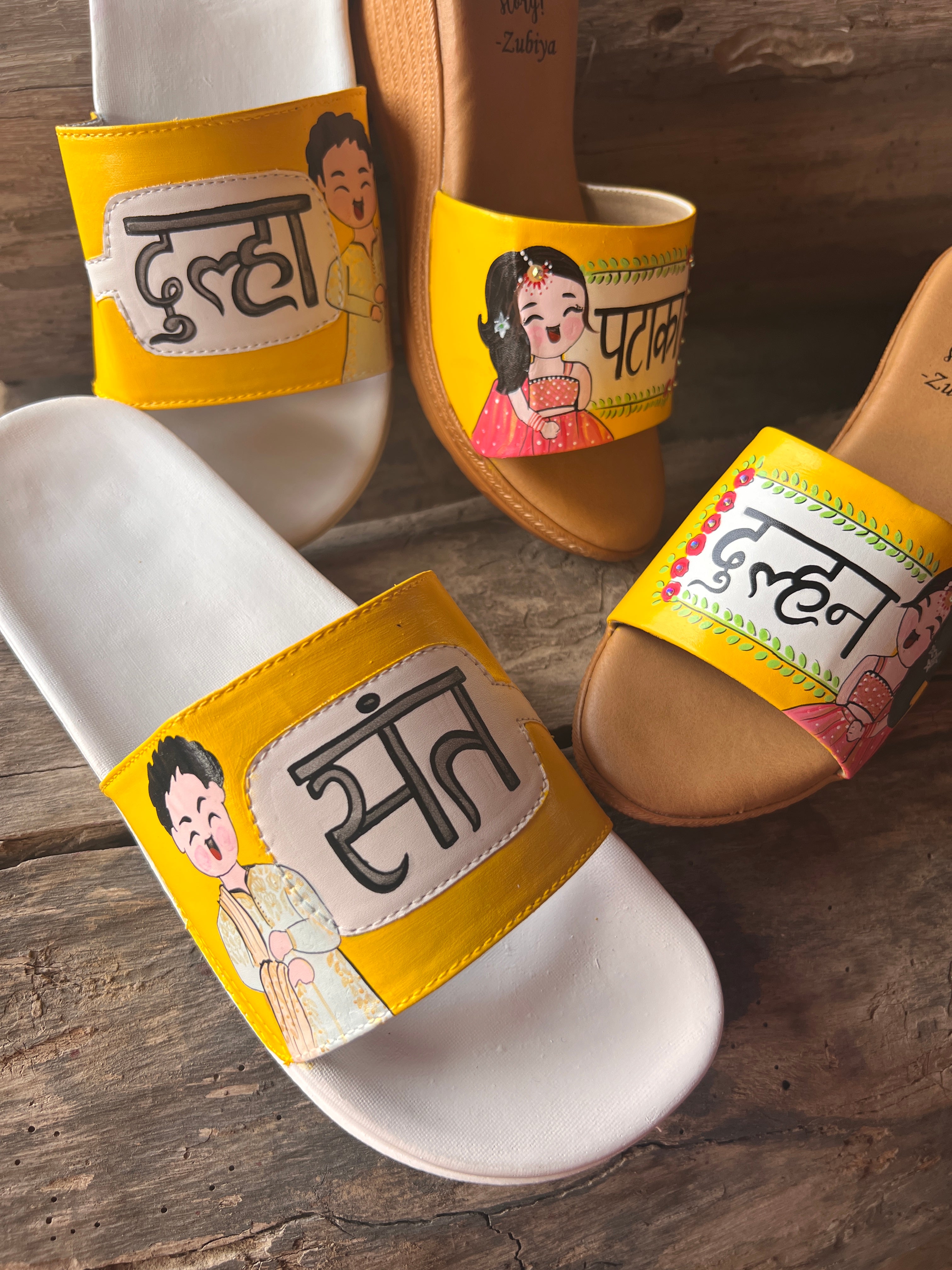pataka dulhan slippers
