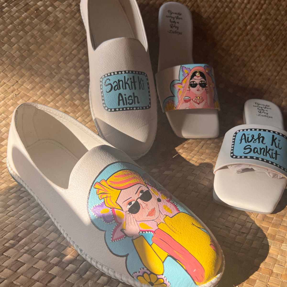 White powder blue flats combo â zubiyastore