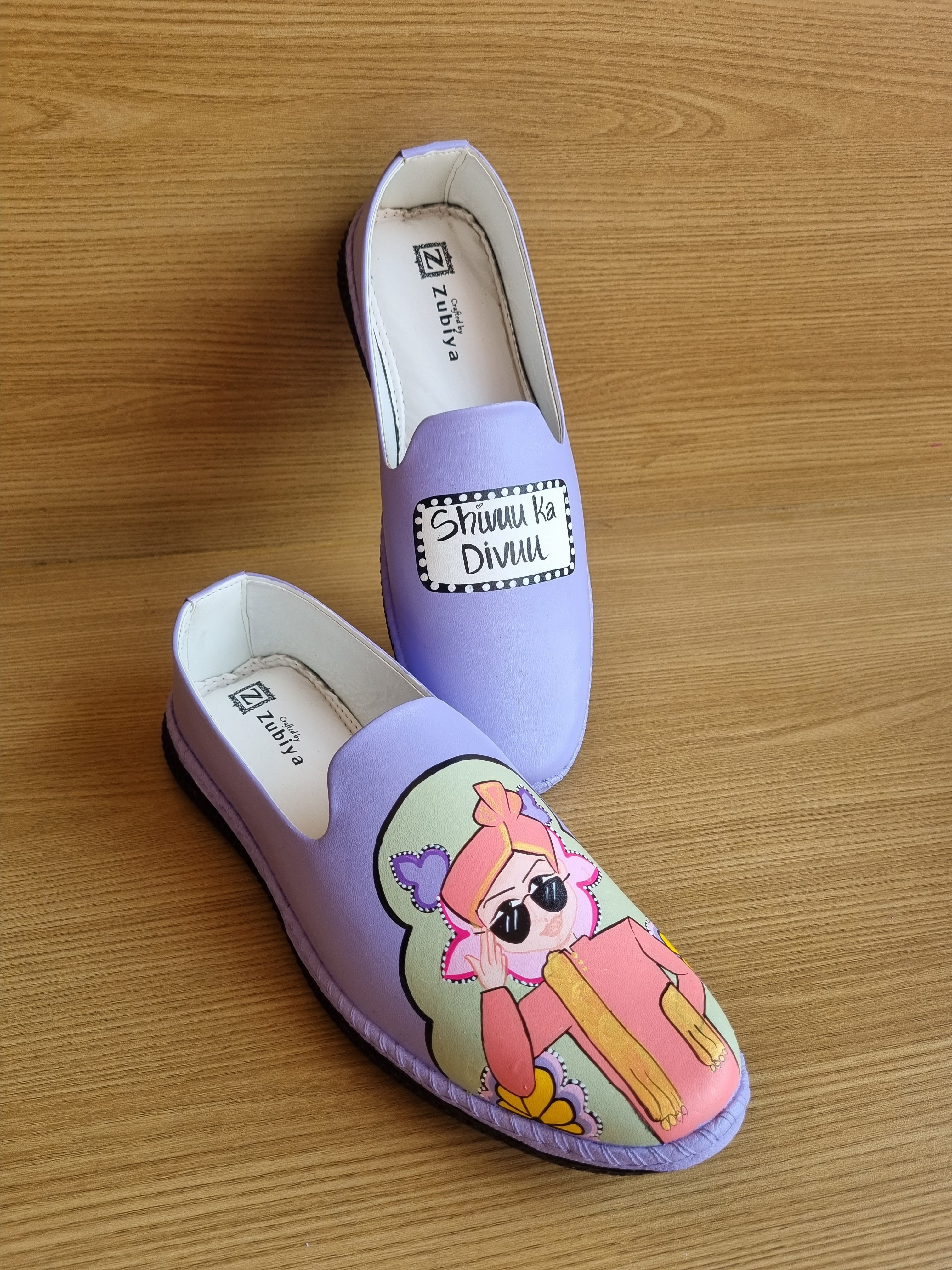 Lavender mojri- sneakers couple Combo