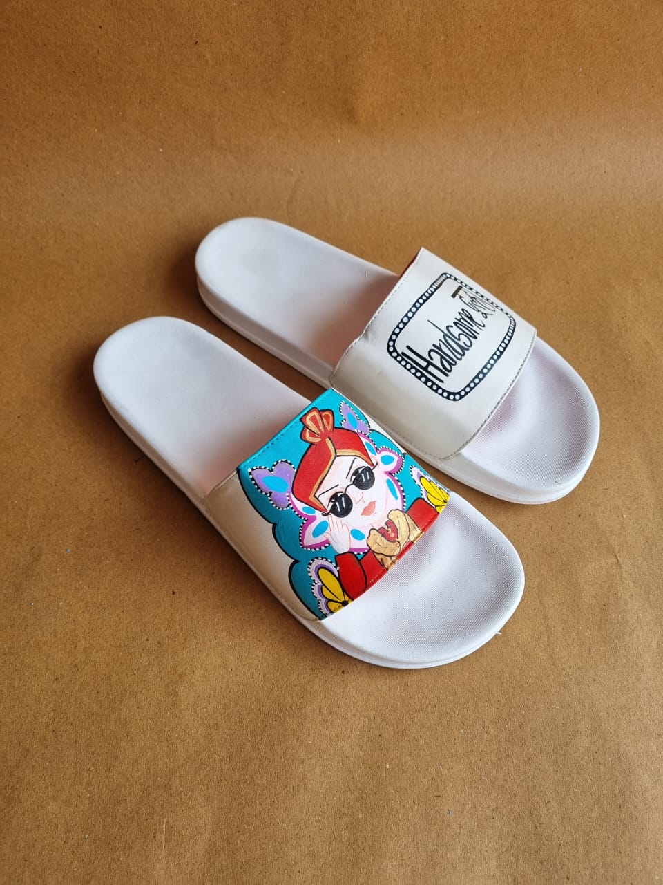 White Slider and wedges couple Combo