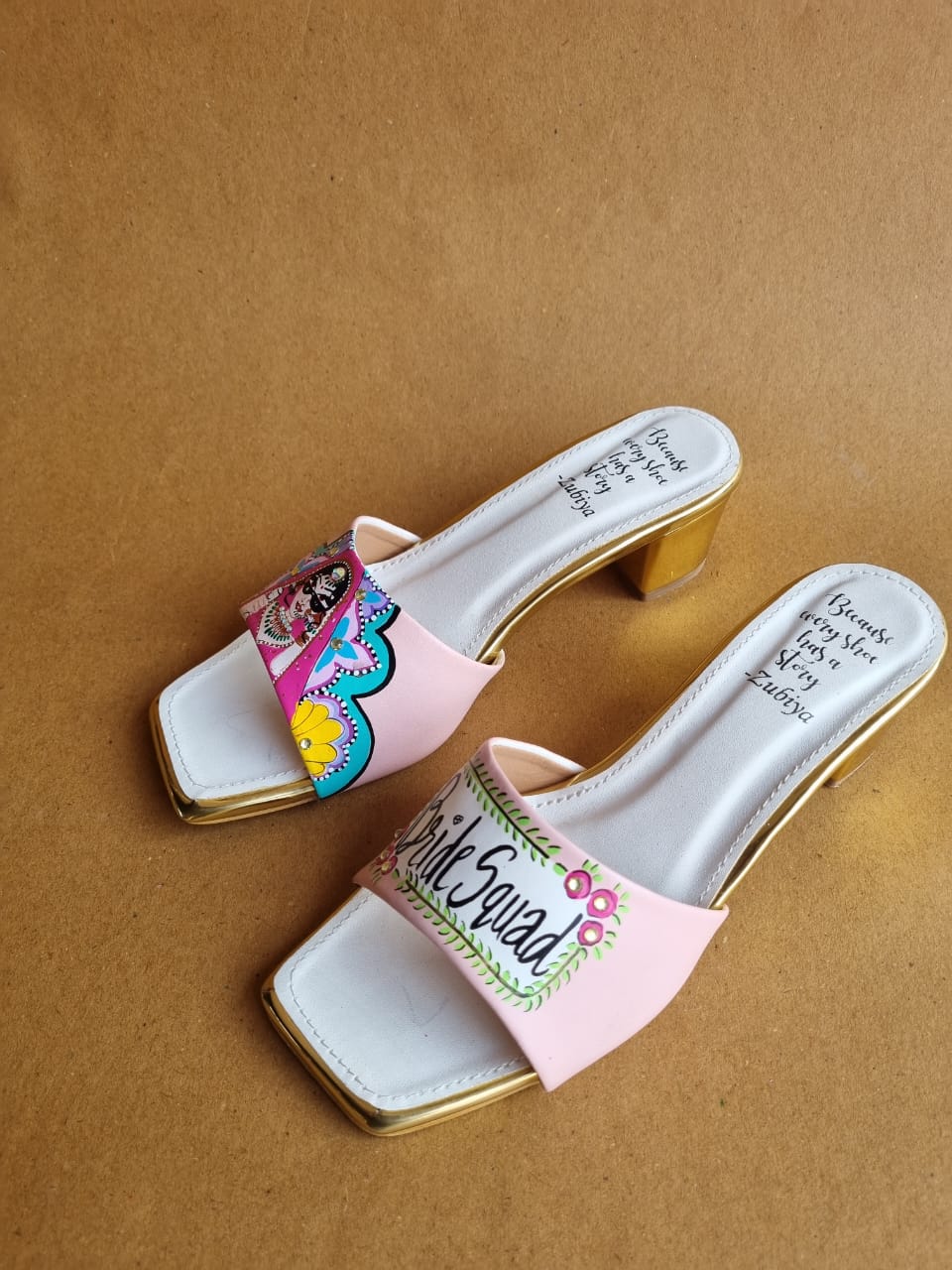 Peach Bride squad Artwork Heels