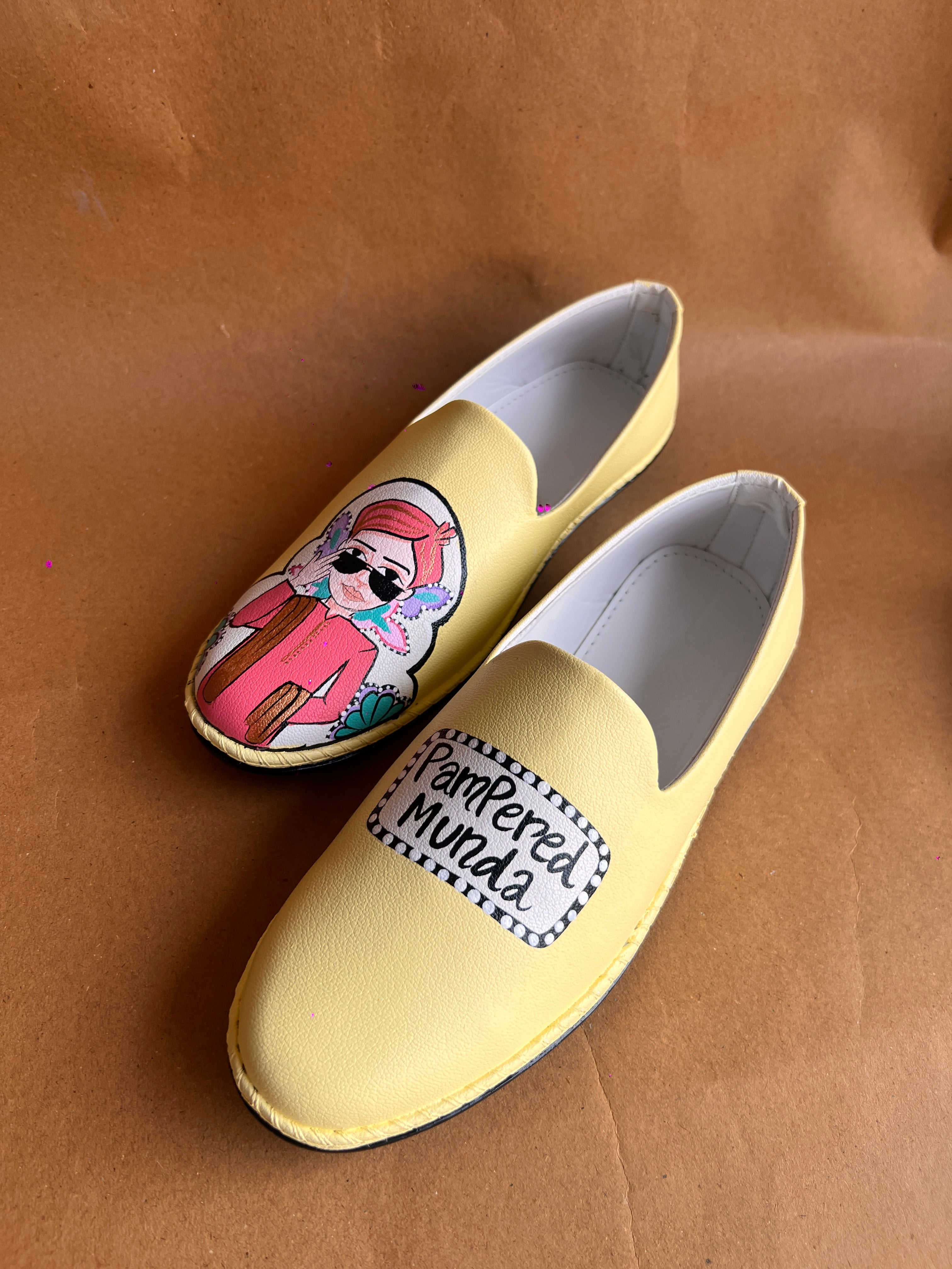 Latte yellow dulha mojirs