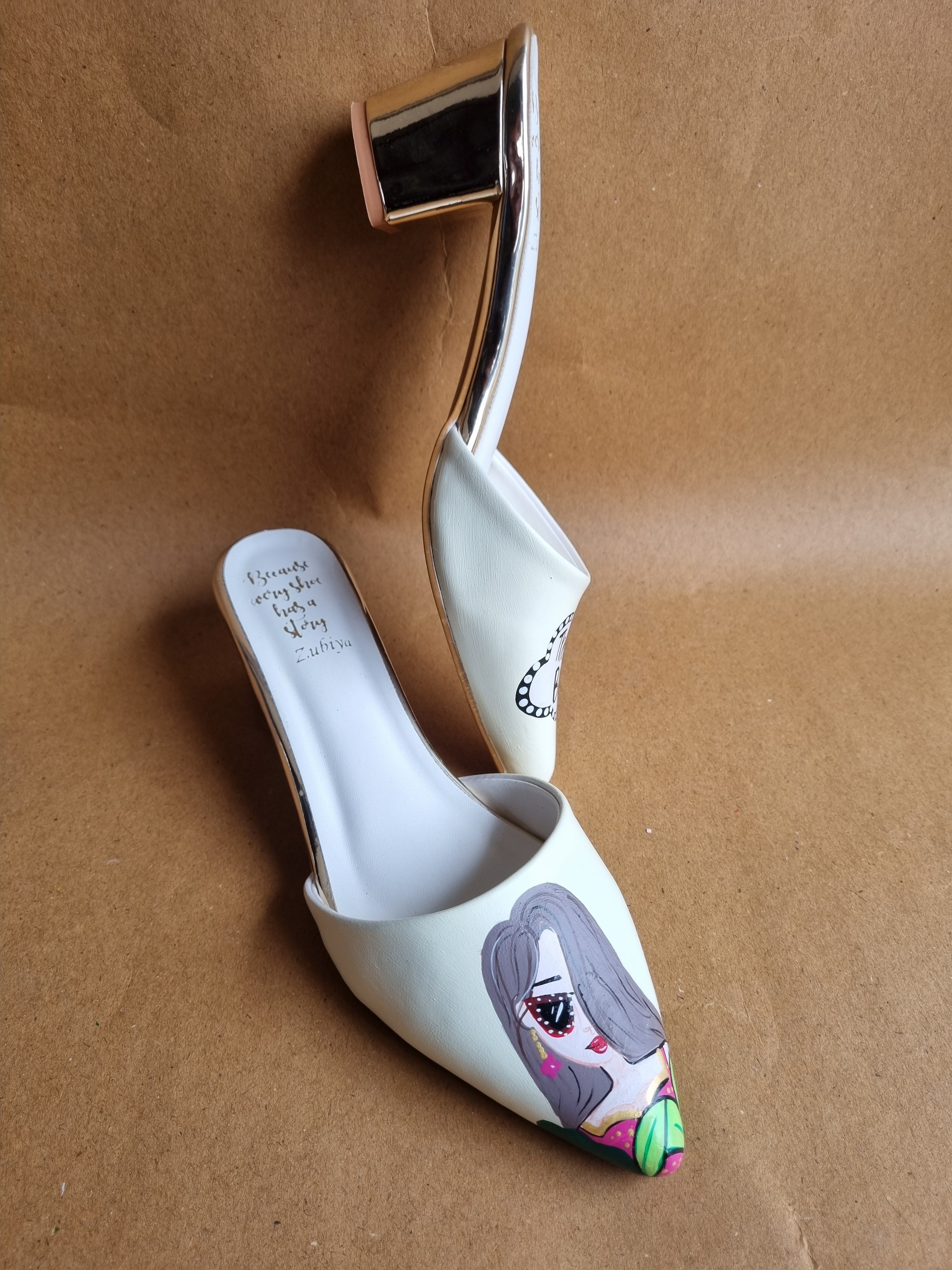 Lime yellow men’s Mojris -2 inch mules couple combo