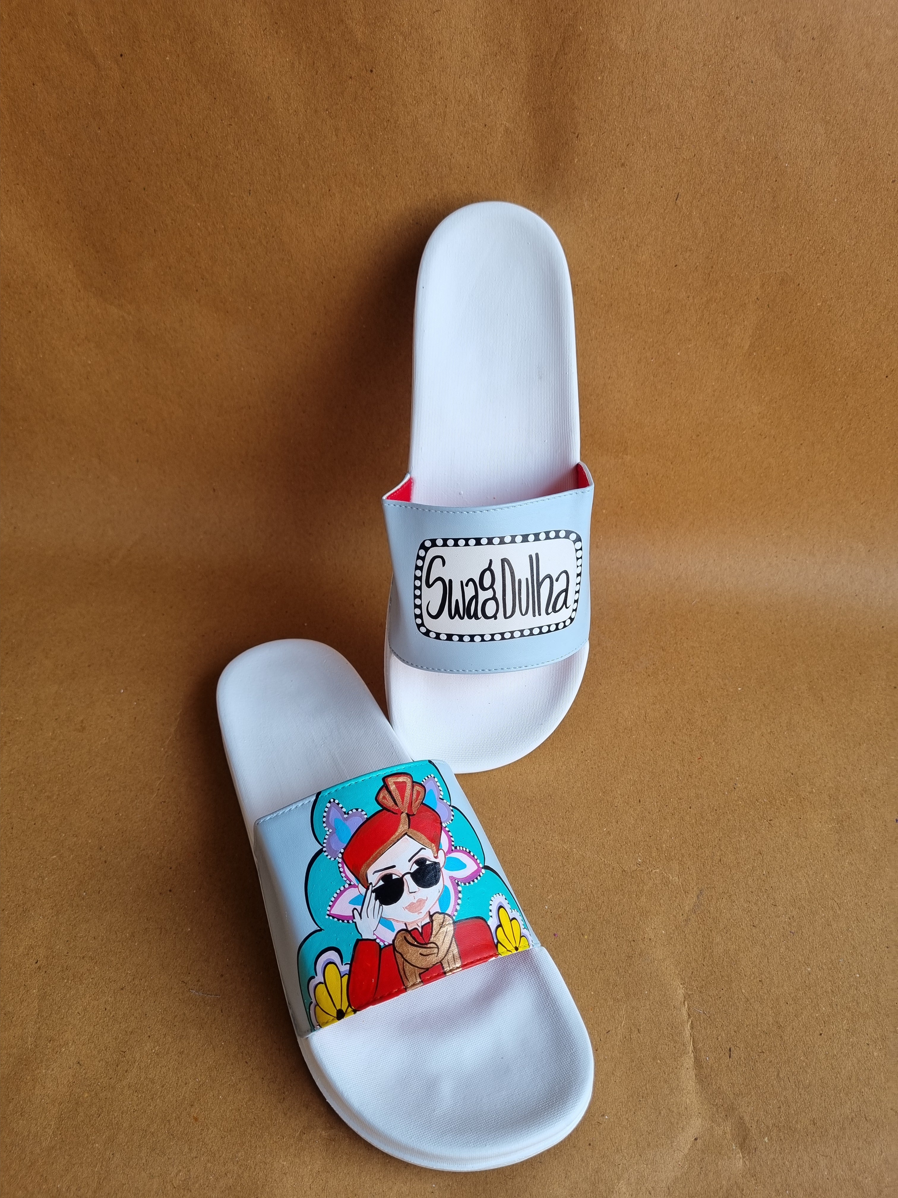 Swag Dulha Artwork powder blue Slide