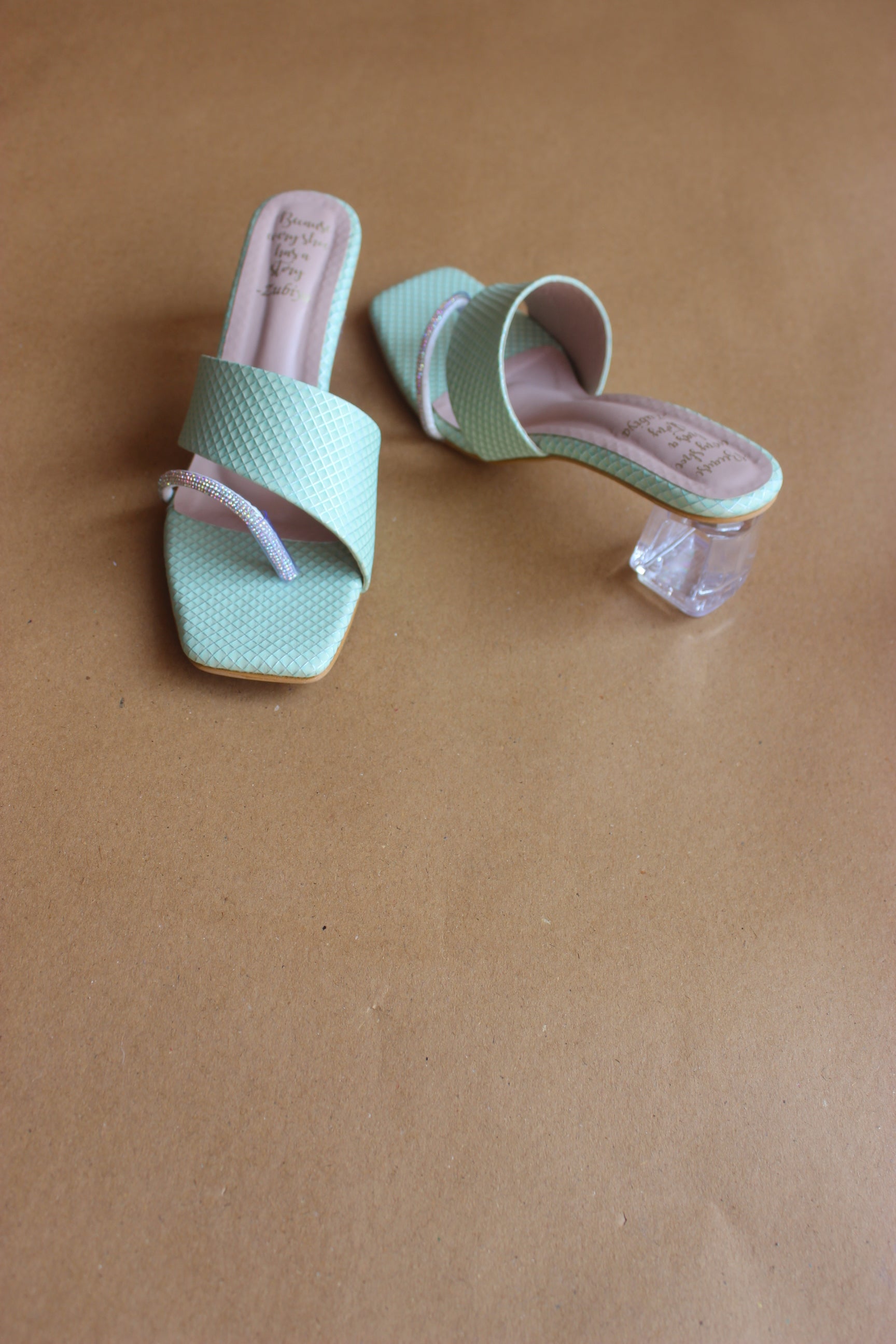 Minty love heels
