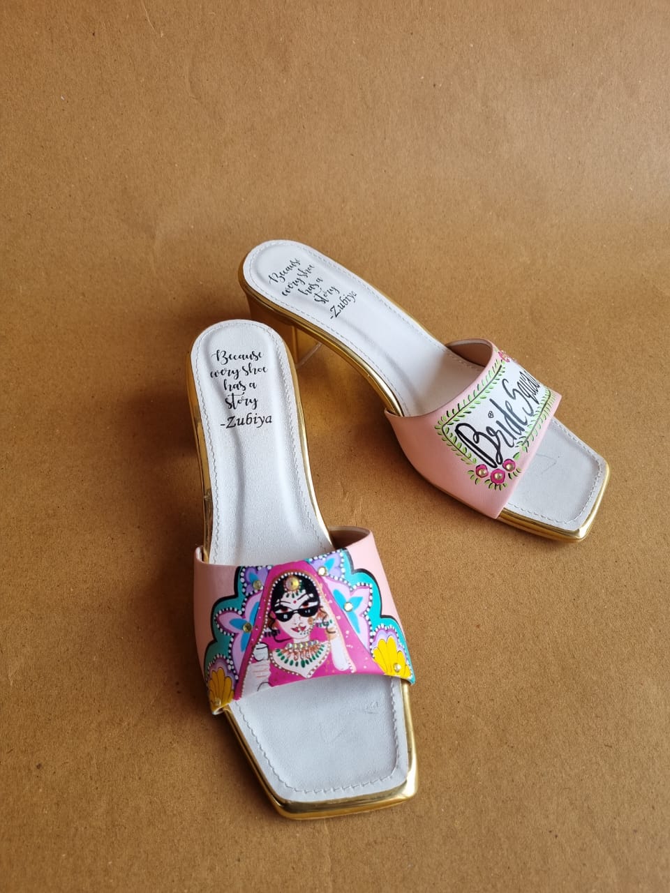 Peach Bride squad Artwork Heels