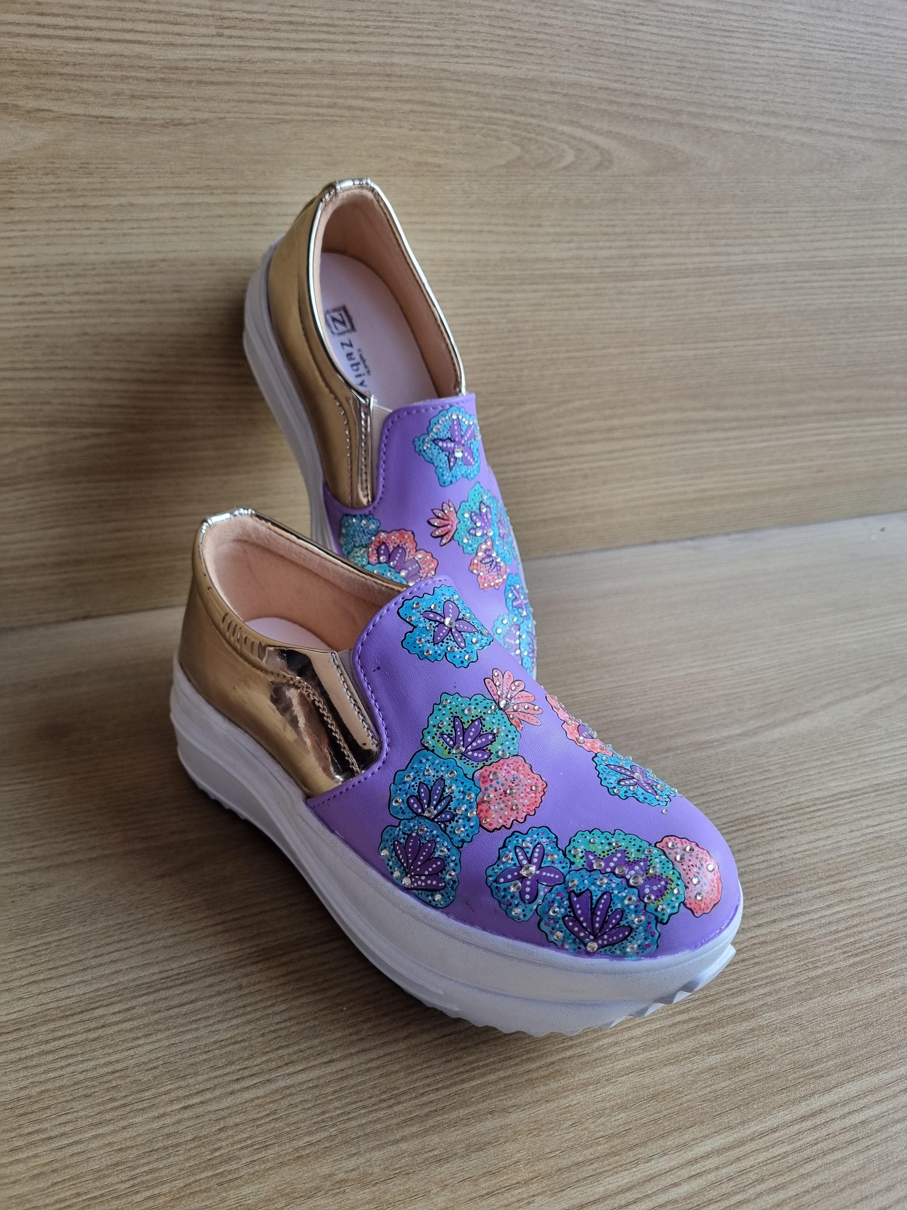 Lavander 2inch sneaker heel