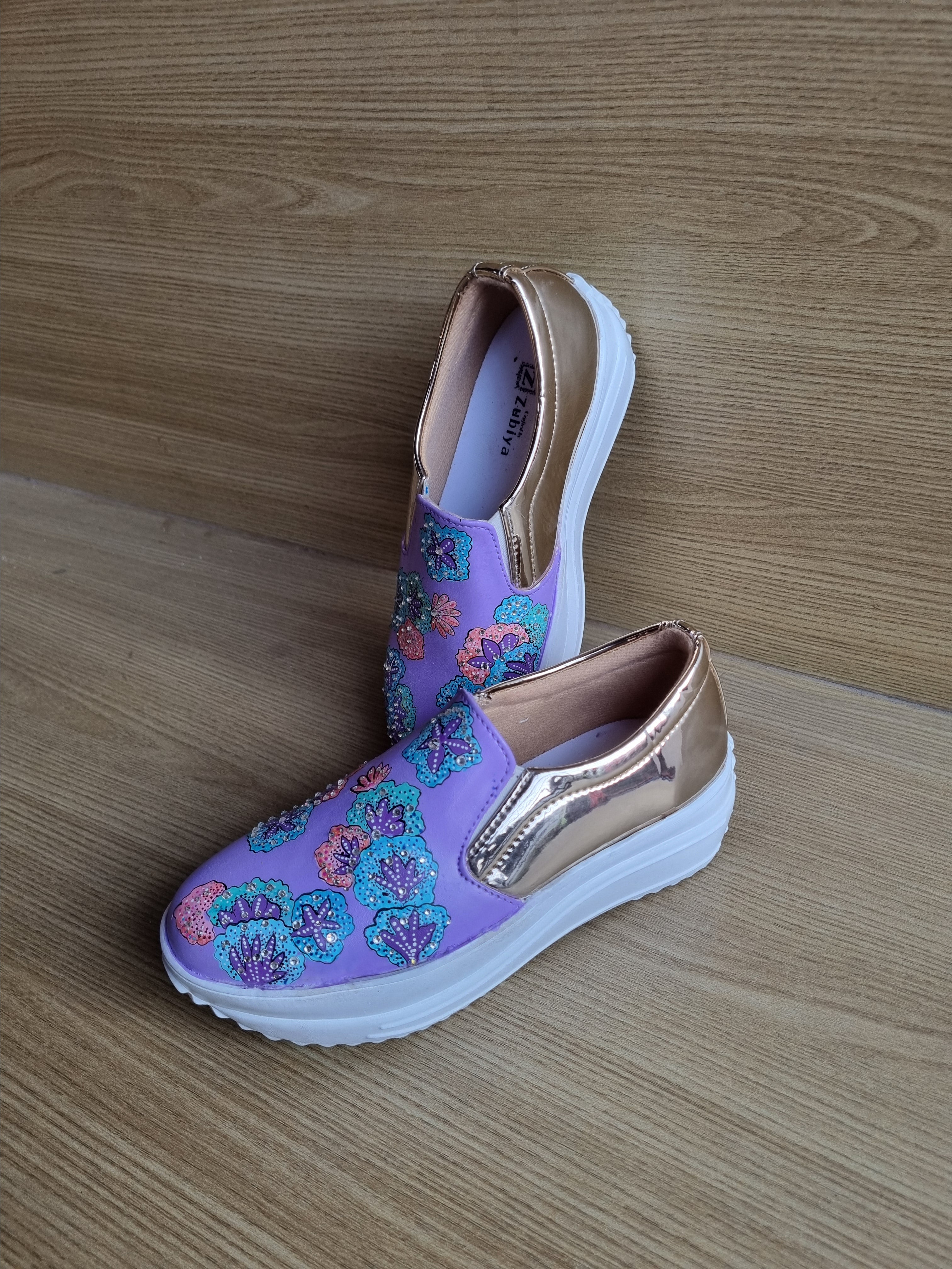 Lavander 2inch sneaker heel