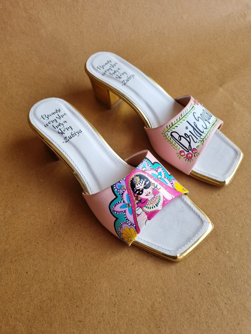 Peach Bride squad Artwork Heels