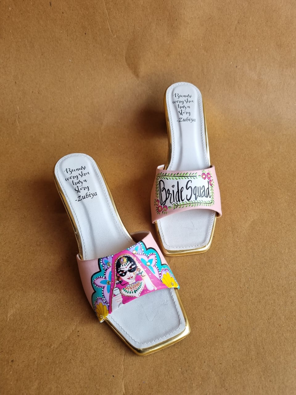 Peach Bride squad Artwork Heels