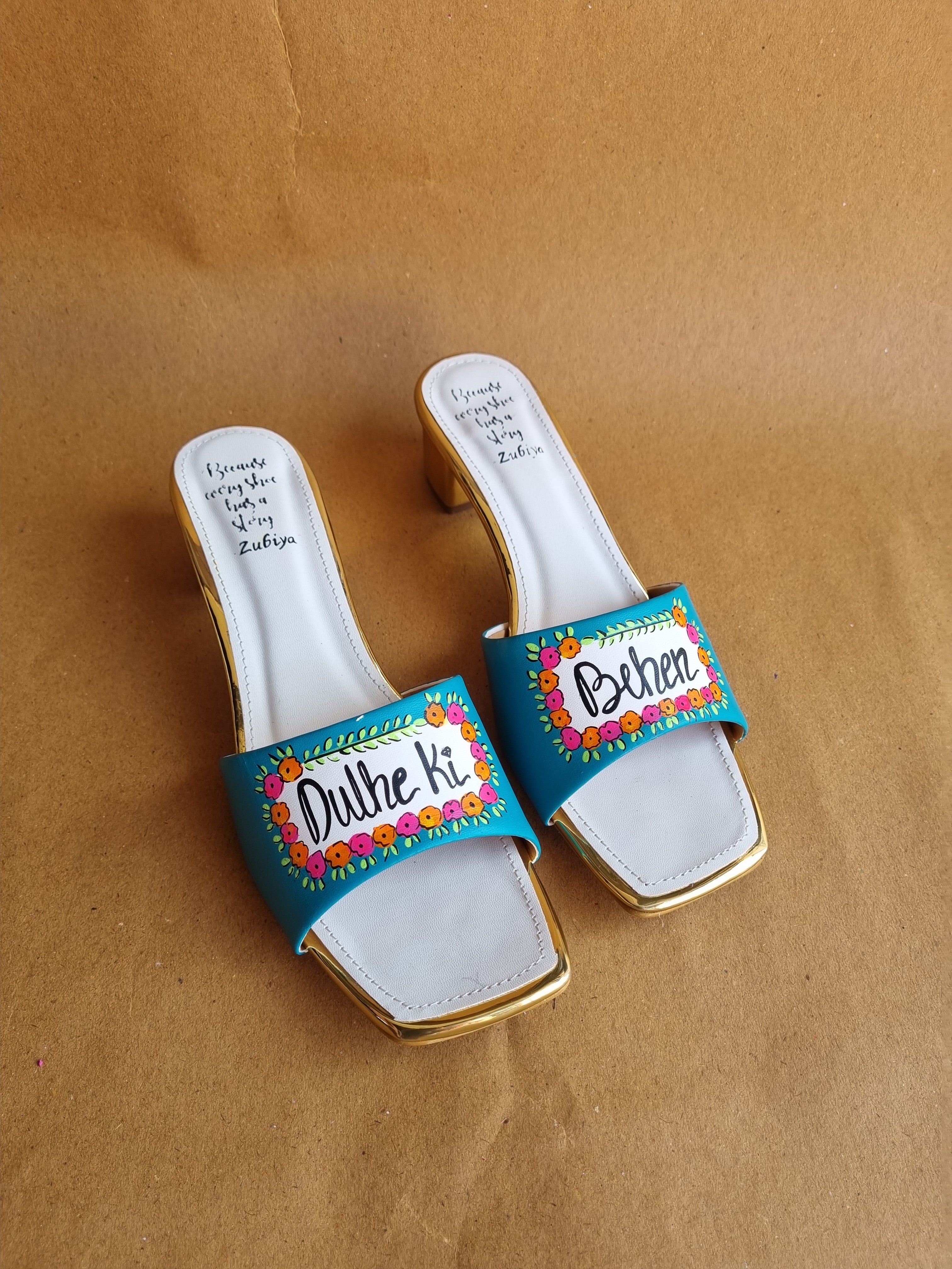 Dulhe ki behen teal blue