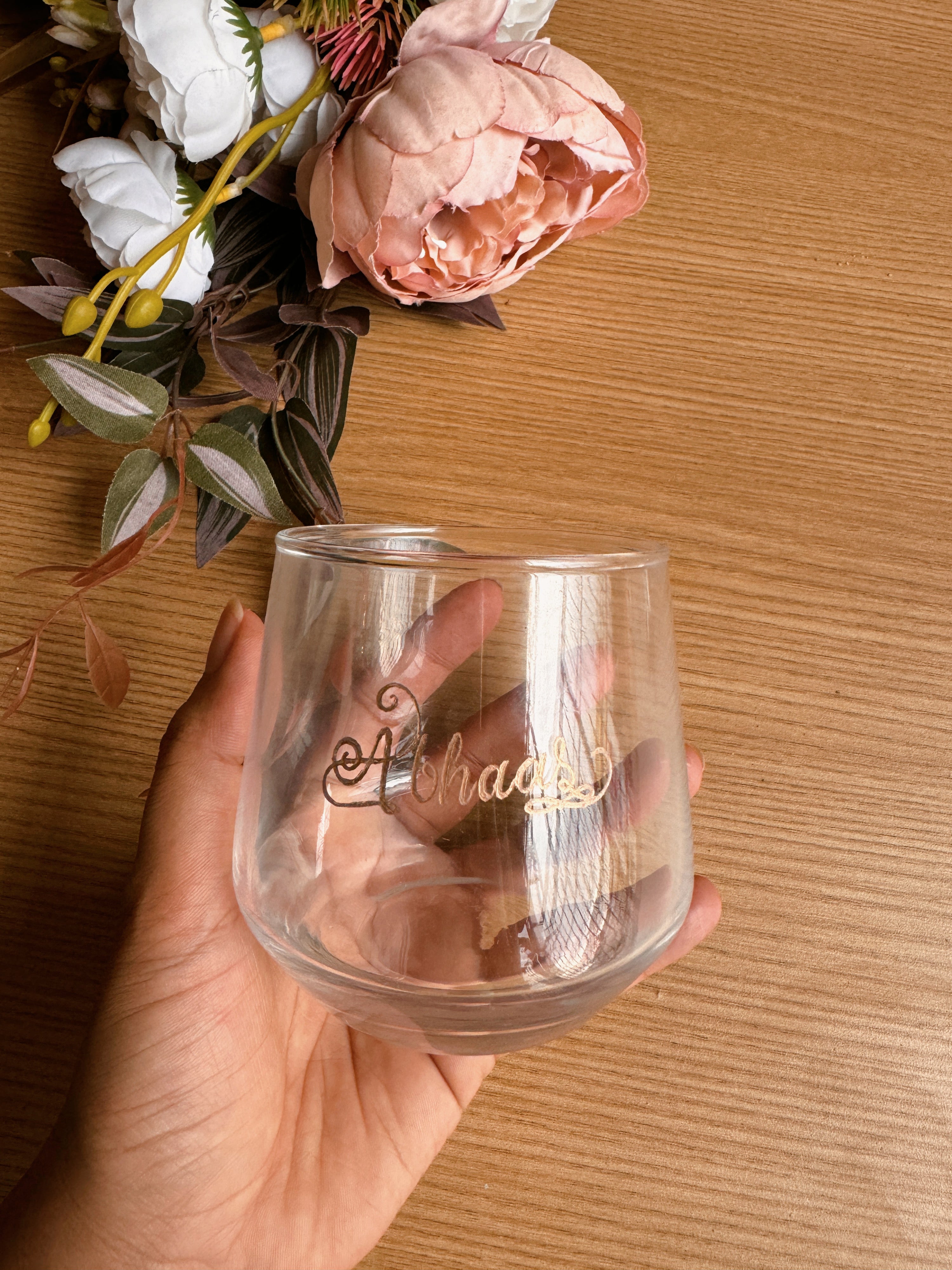 Engraved name whiskey mugs set of 2