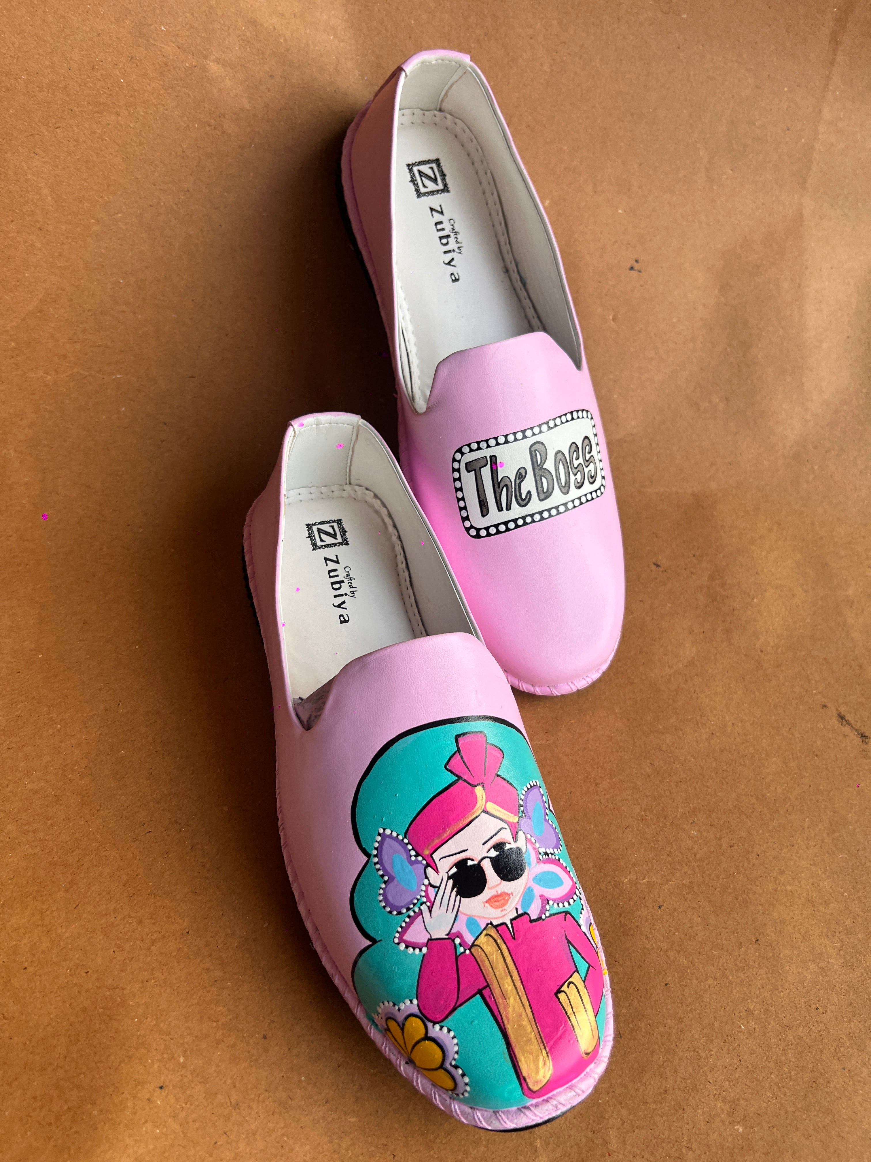 Baby pink swag dulha mojris