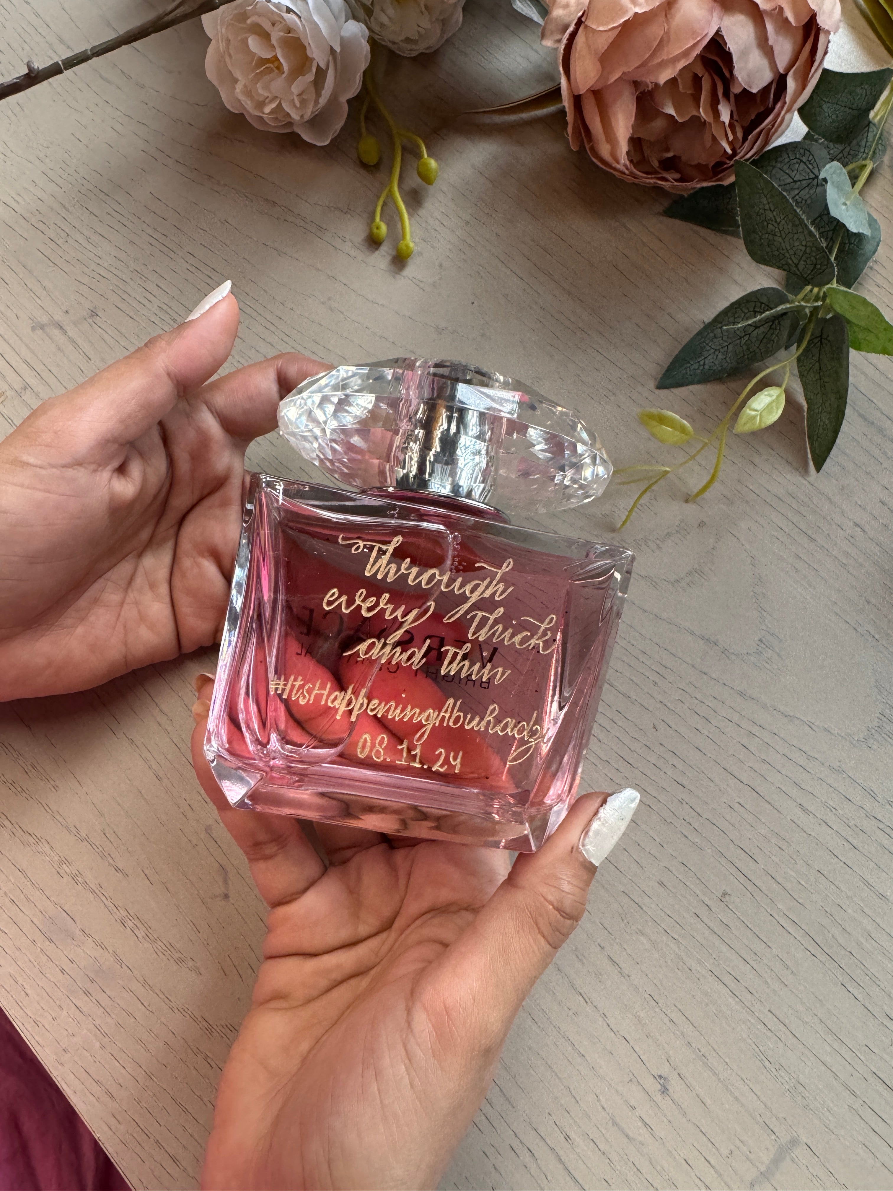 PERFUME ENGRAVING ( product not included)