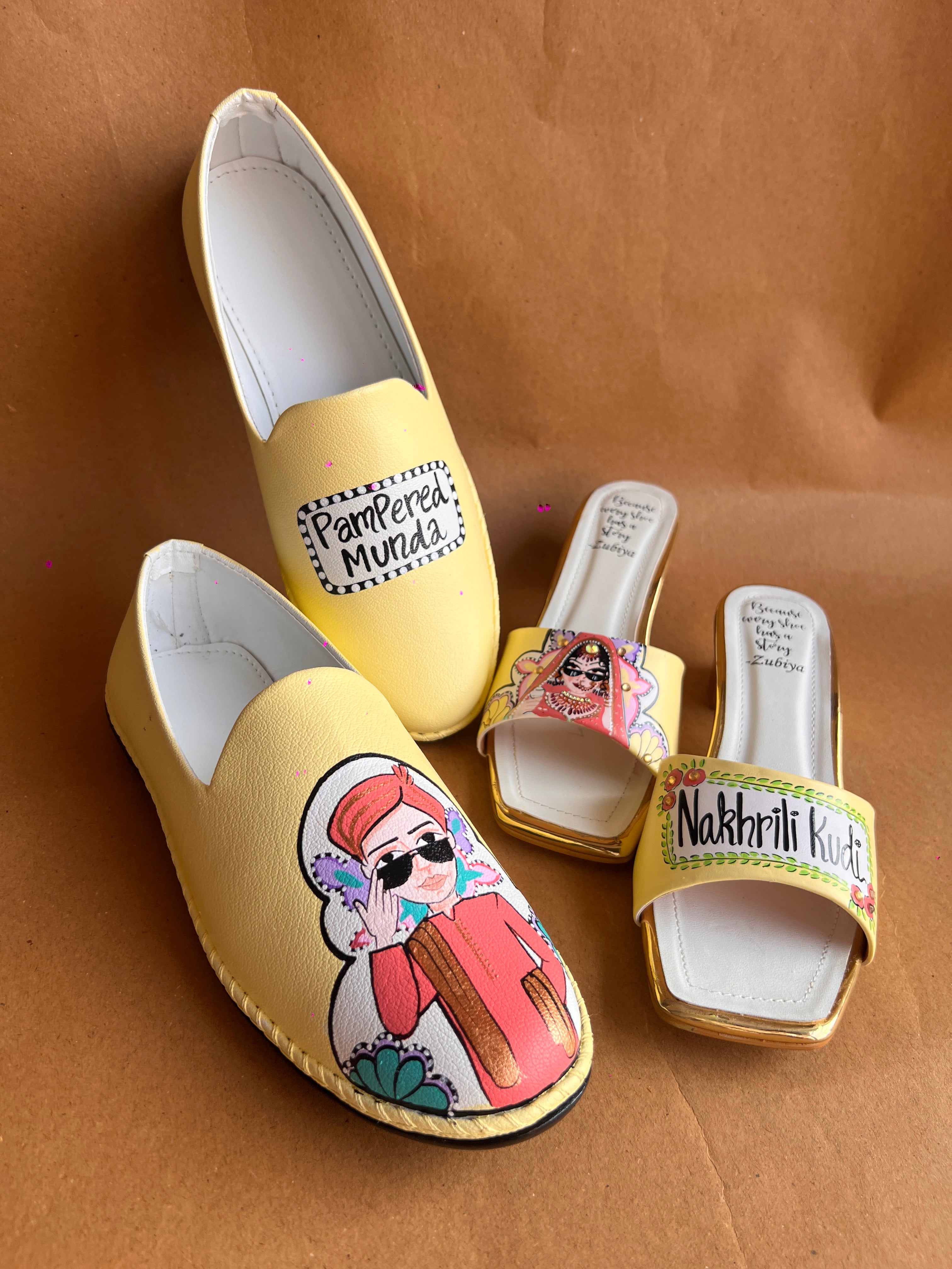 Latte yellow swag couple combo