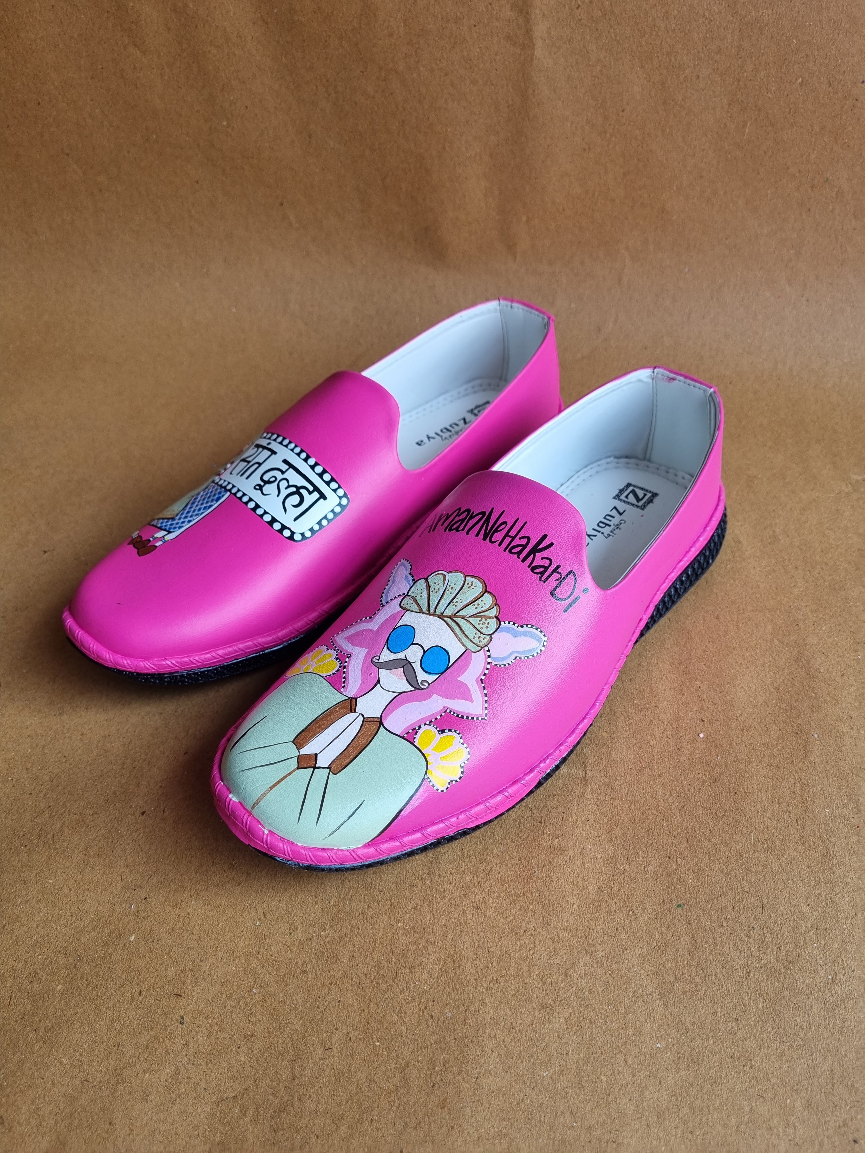 Rajasthani hot pink Mojris