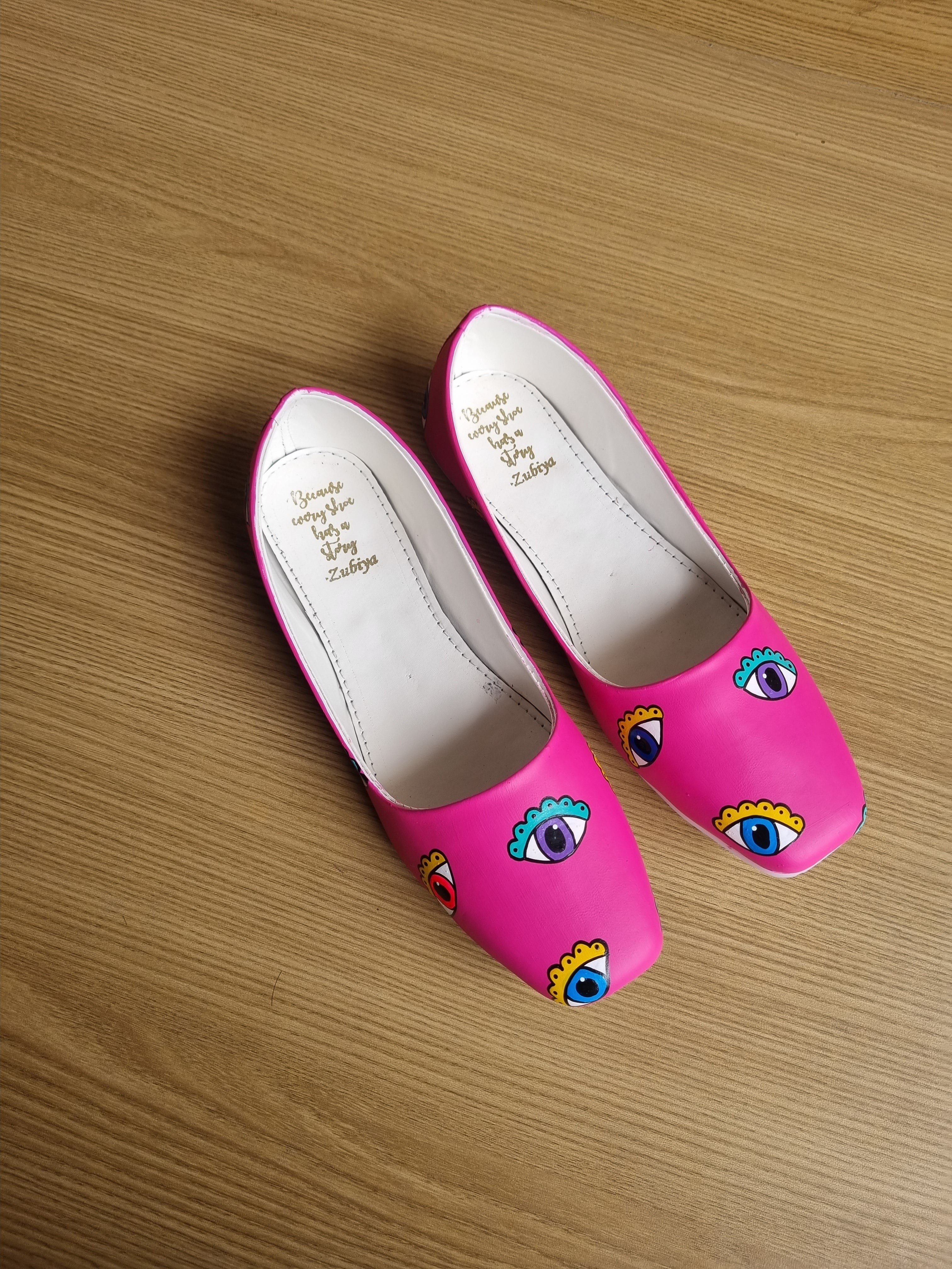 Pink evil eye bellies