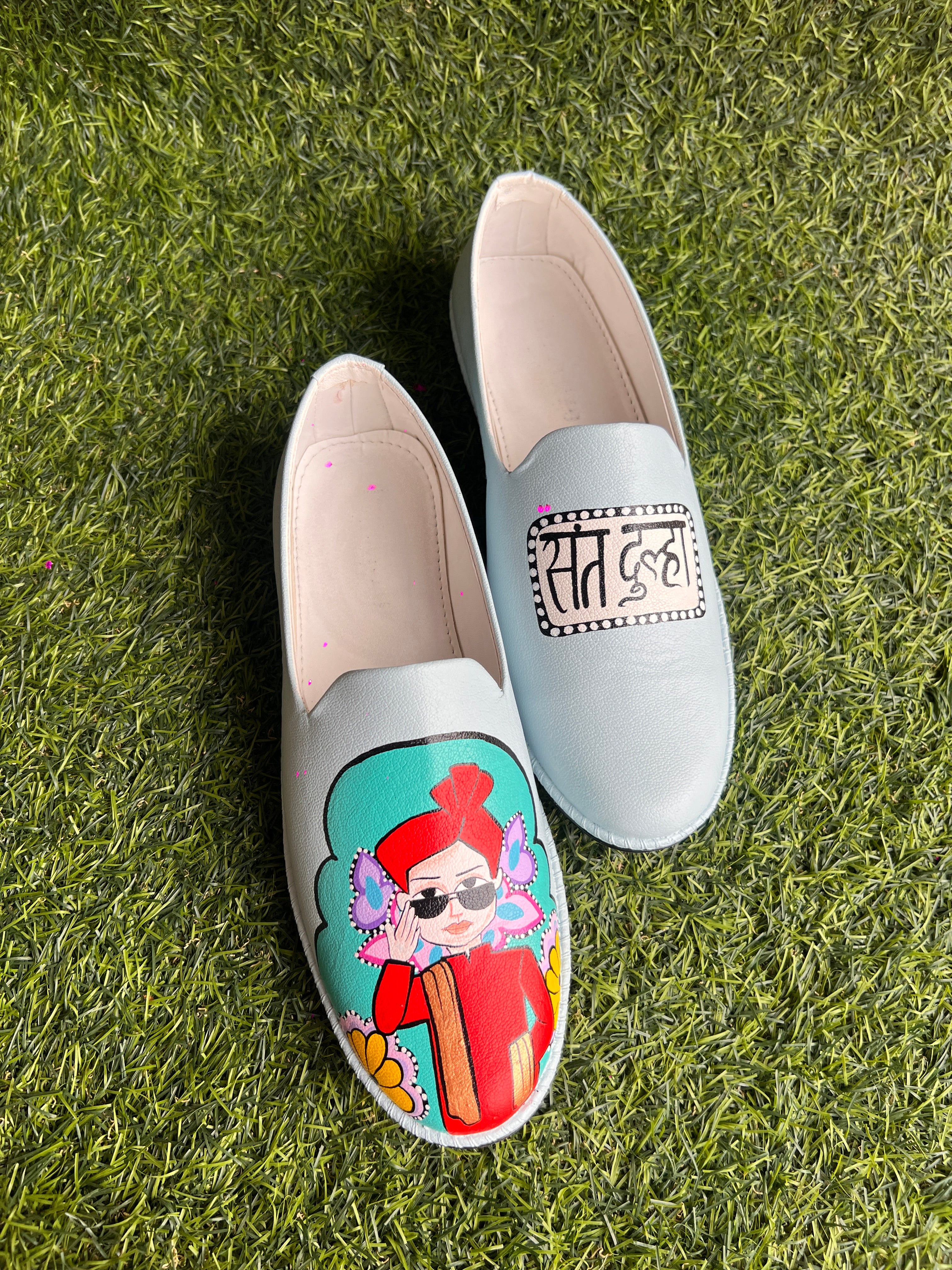 Sant dulha Powder blue dulha mojris