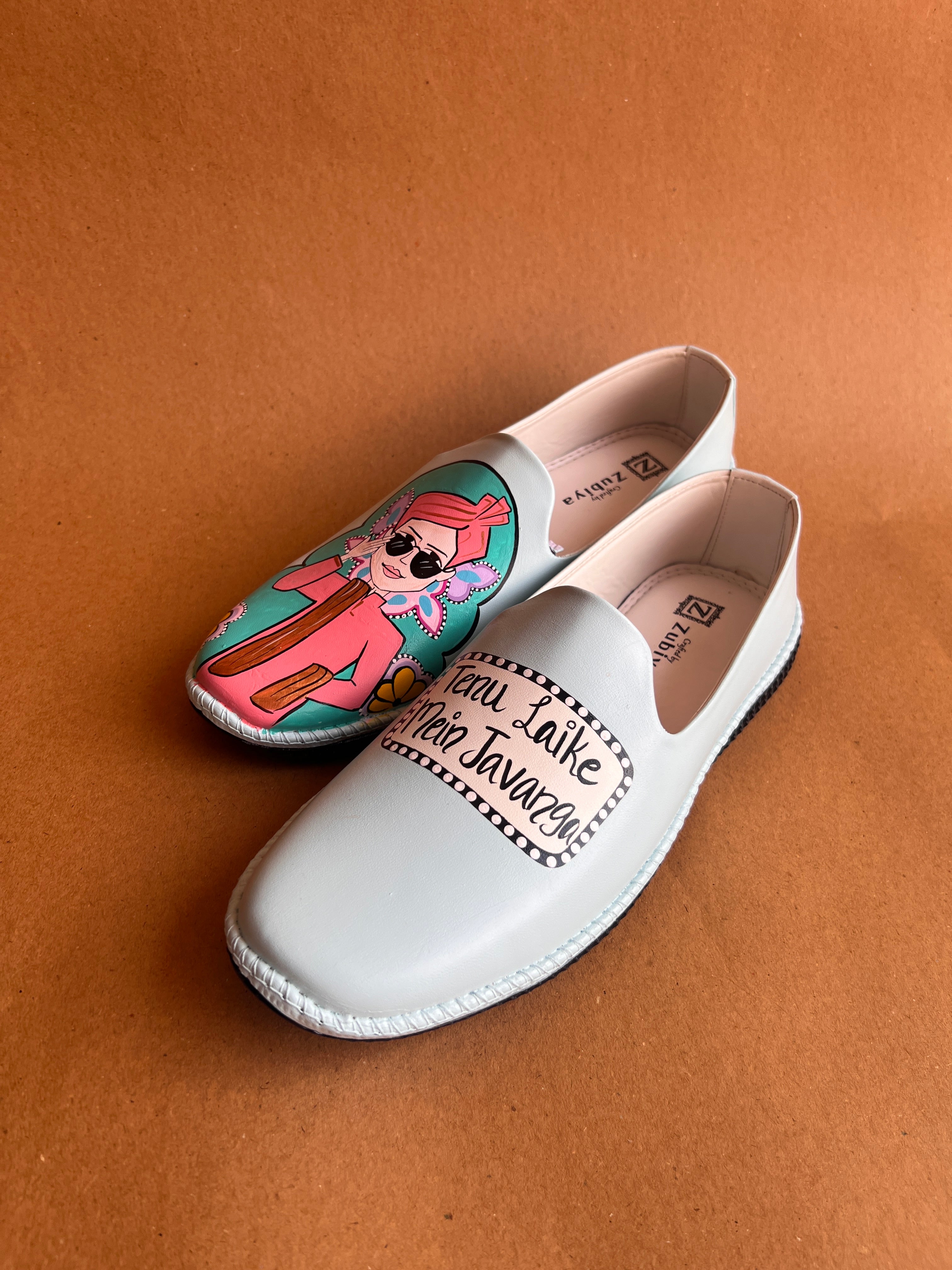 Powder blue dulha mojris