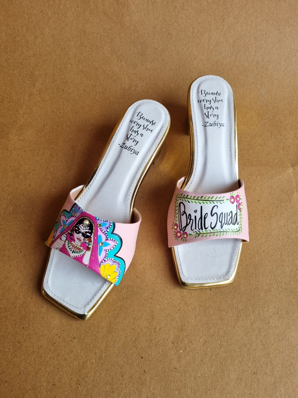 Peach Bride squad Artwork Heels