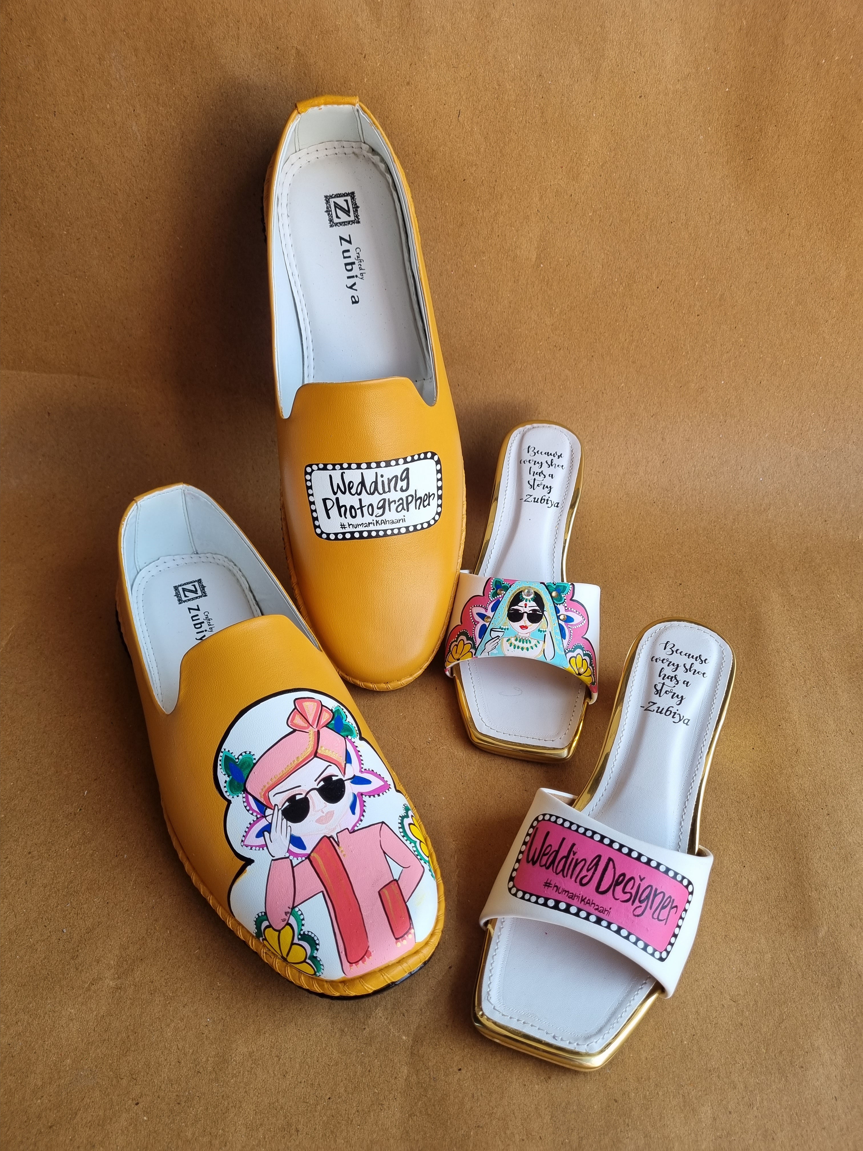 Custom-MOJRI-heels couple combo