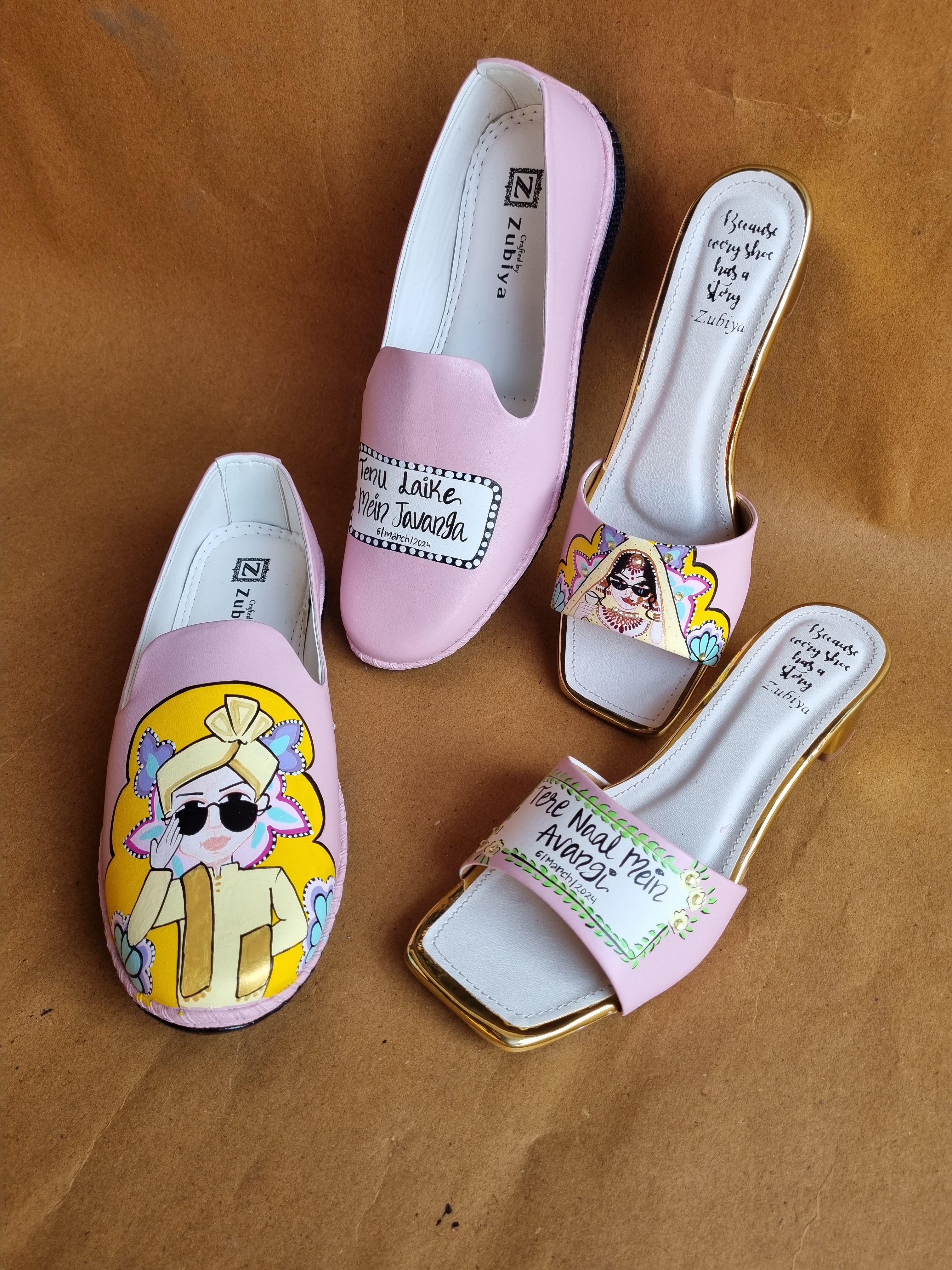 Pastel pink swag couple combo