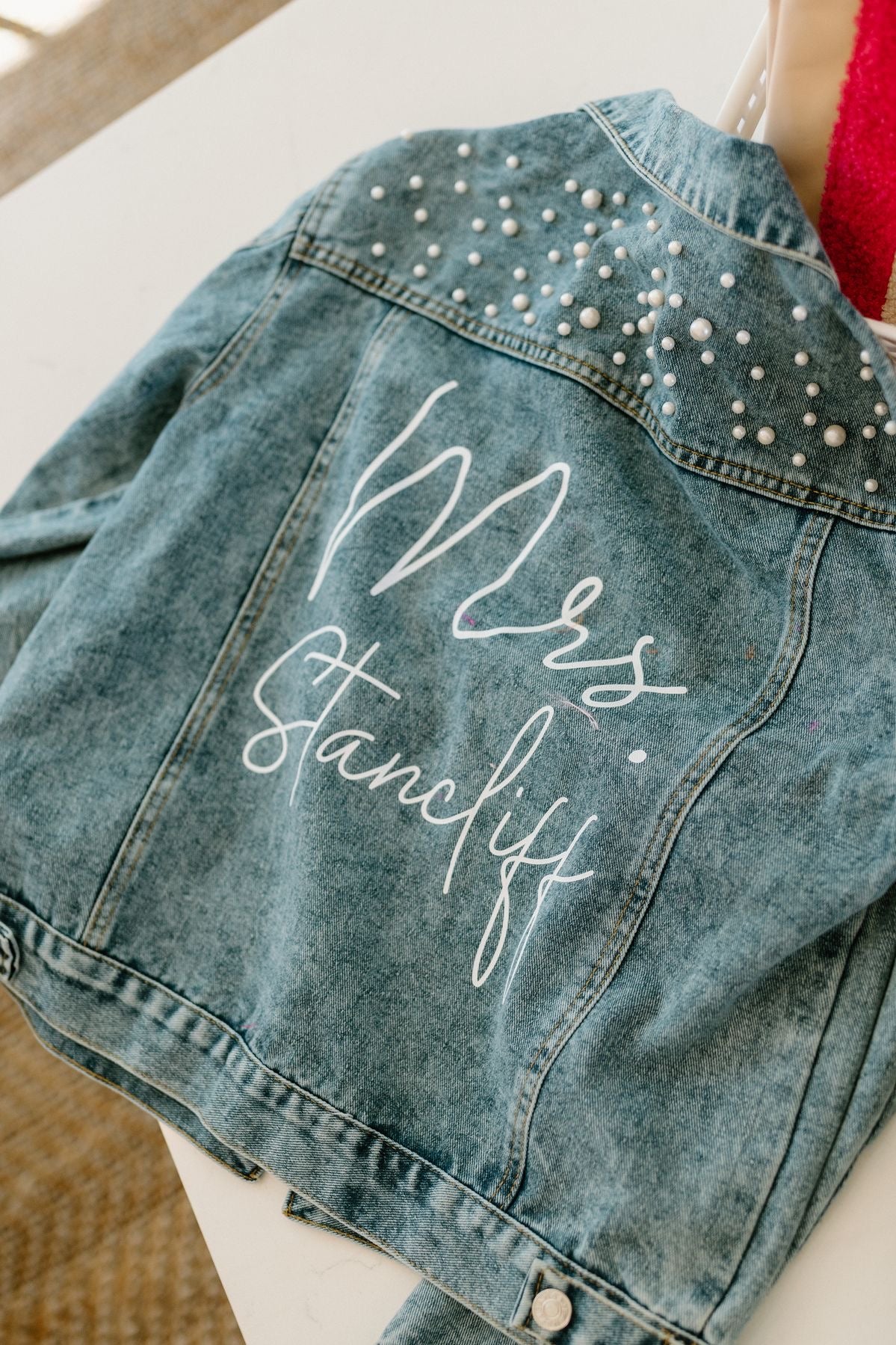 Mrs. NAME* Denim jacket