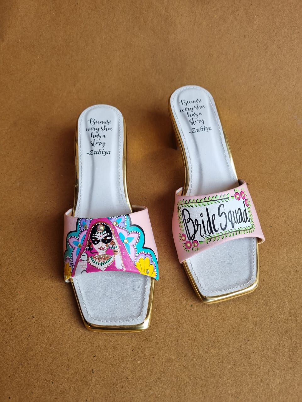 Peach Bride squad Artwork Heels