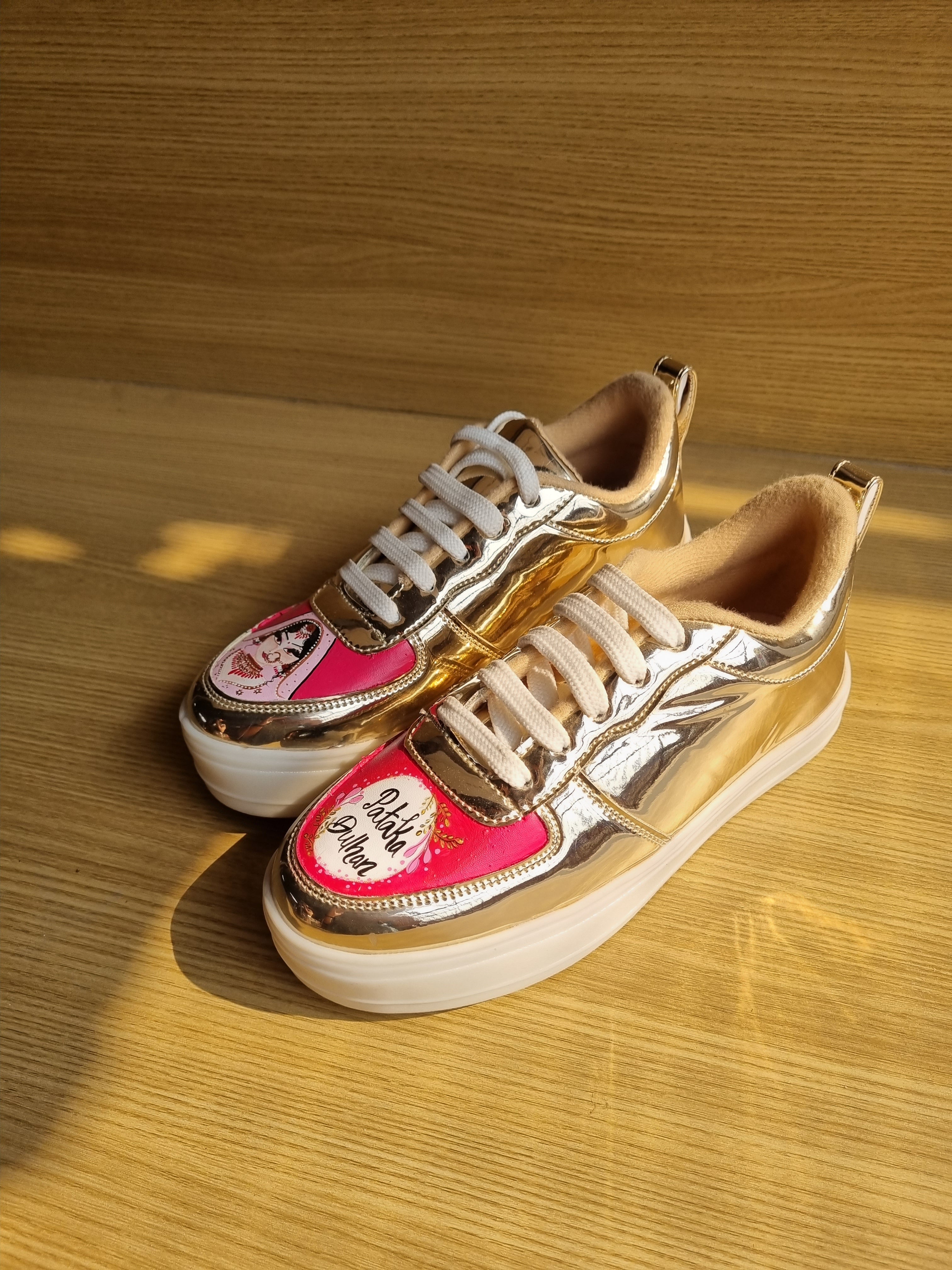 LED RECHARGEABLE GOLDEN BRIDAL  sneakers