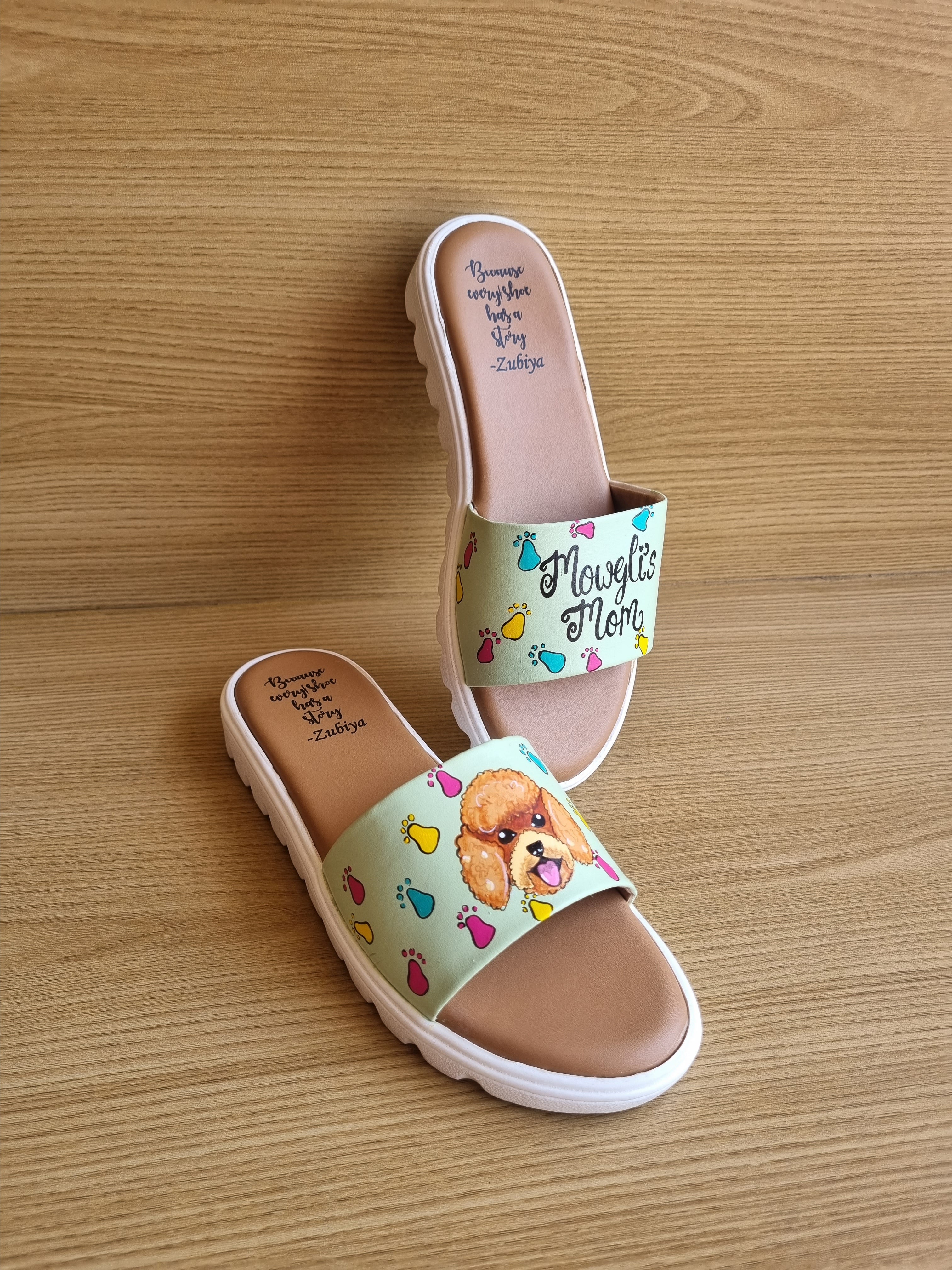 Doggy slides with custom name