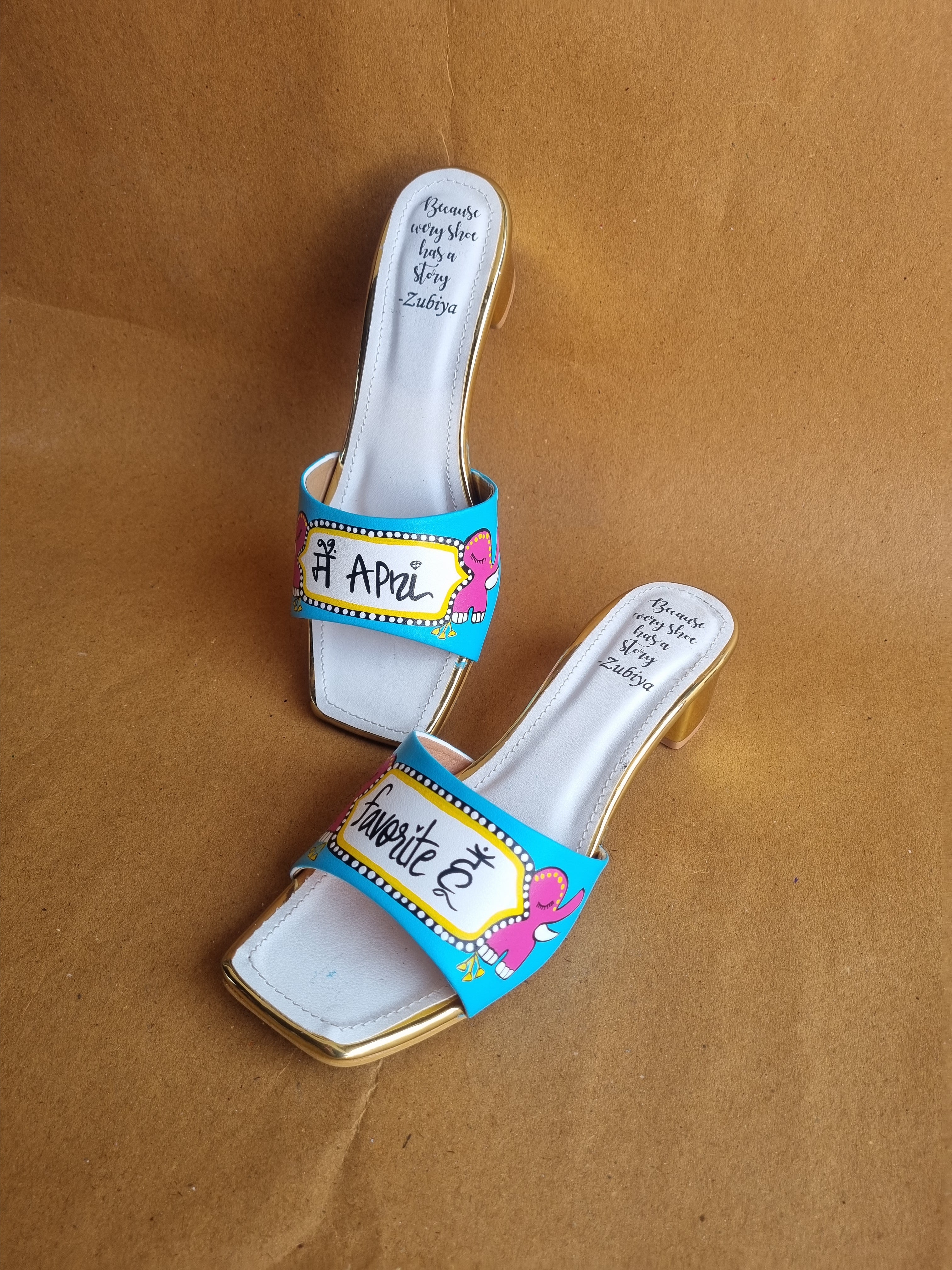 Teal blue Hot Ellie - Mein apni favorite hun heels