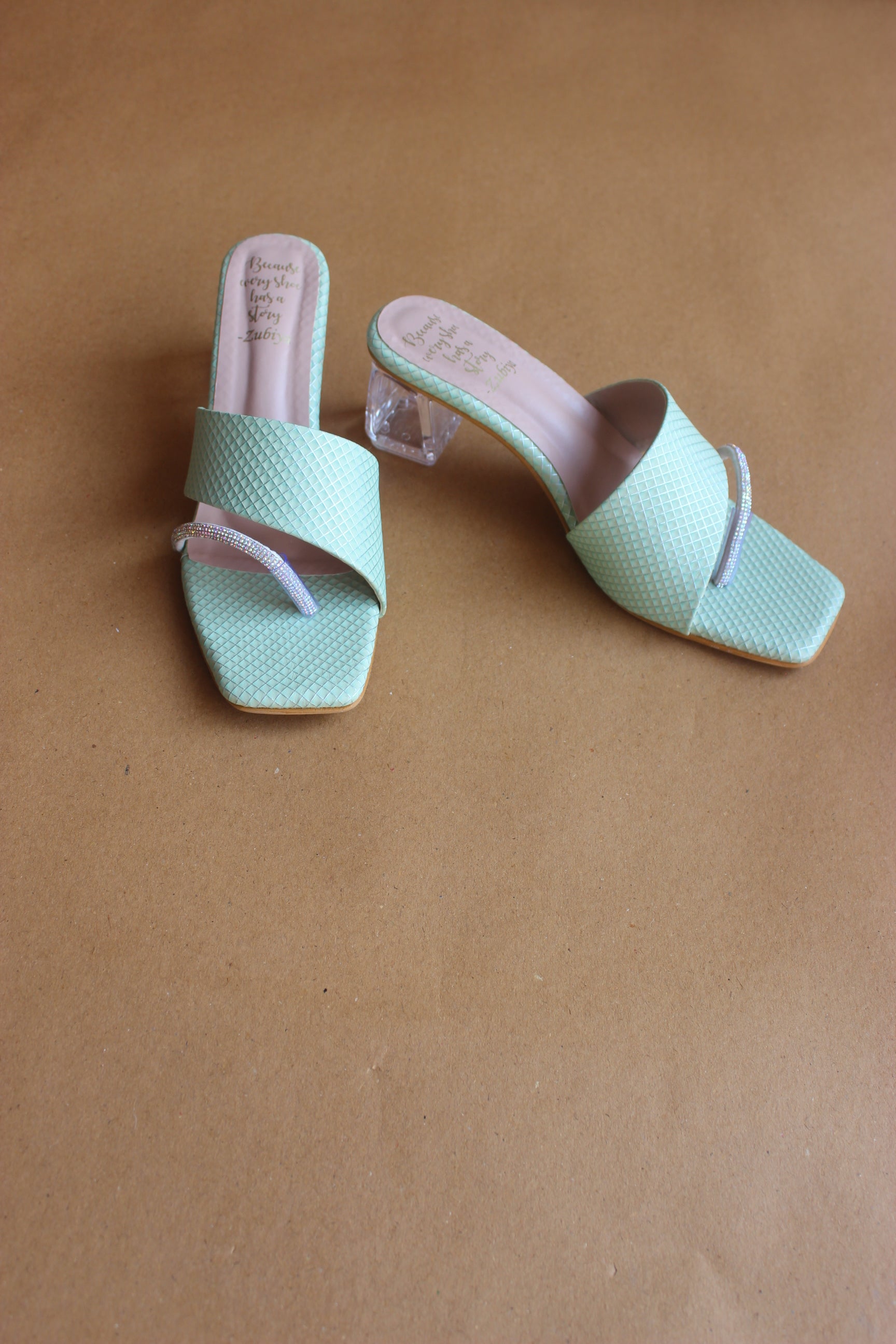 Minty love heels