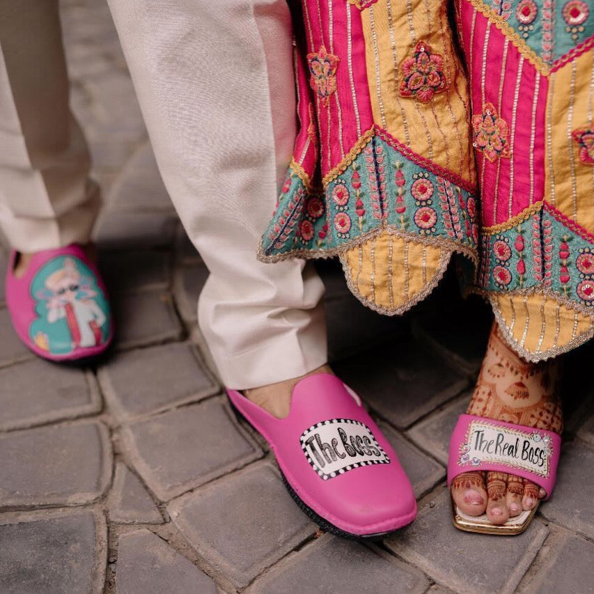 The boss- the real boss Pink swag couple combo