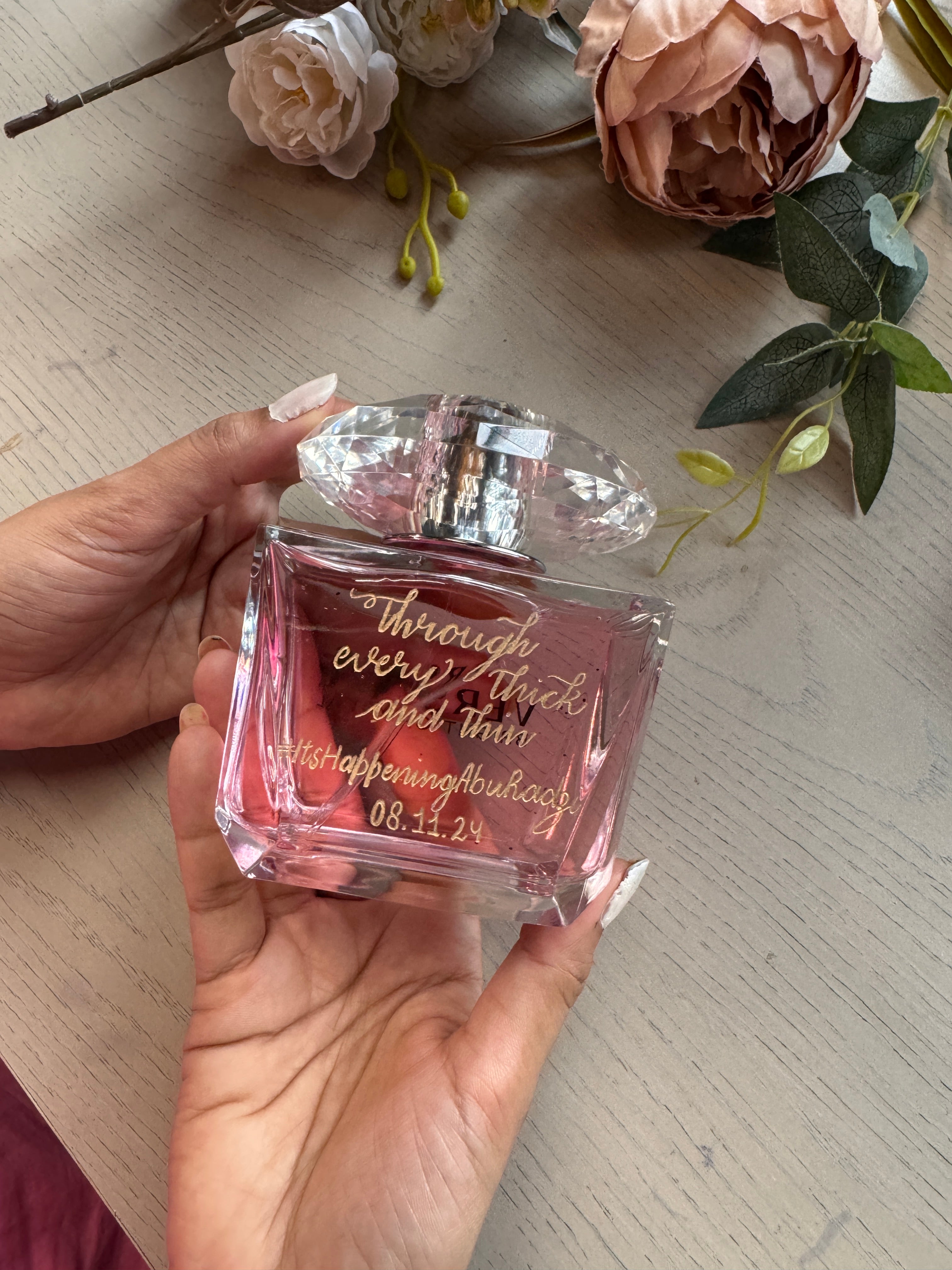 PERFUME ENGRAVING ( product not included)