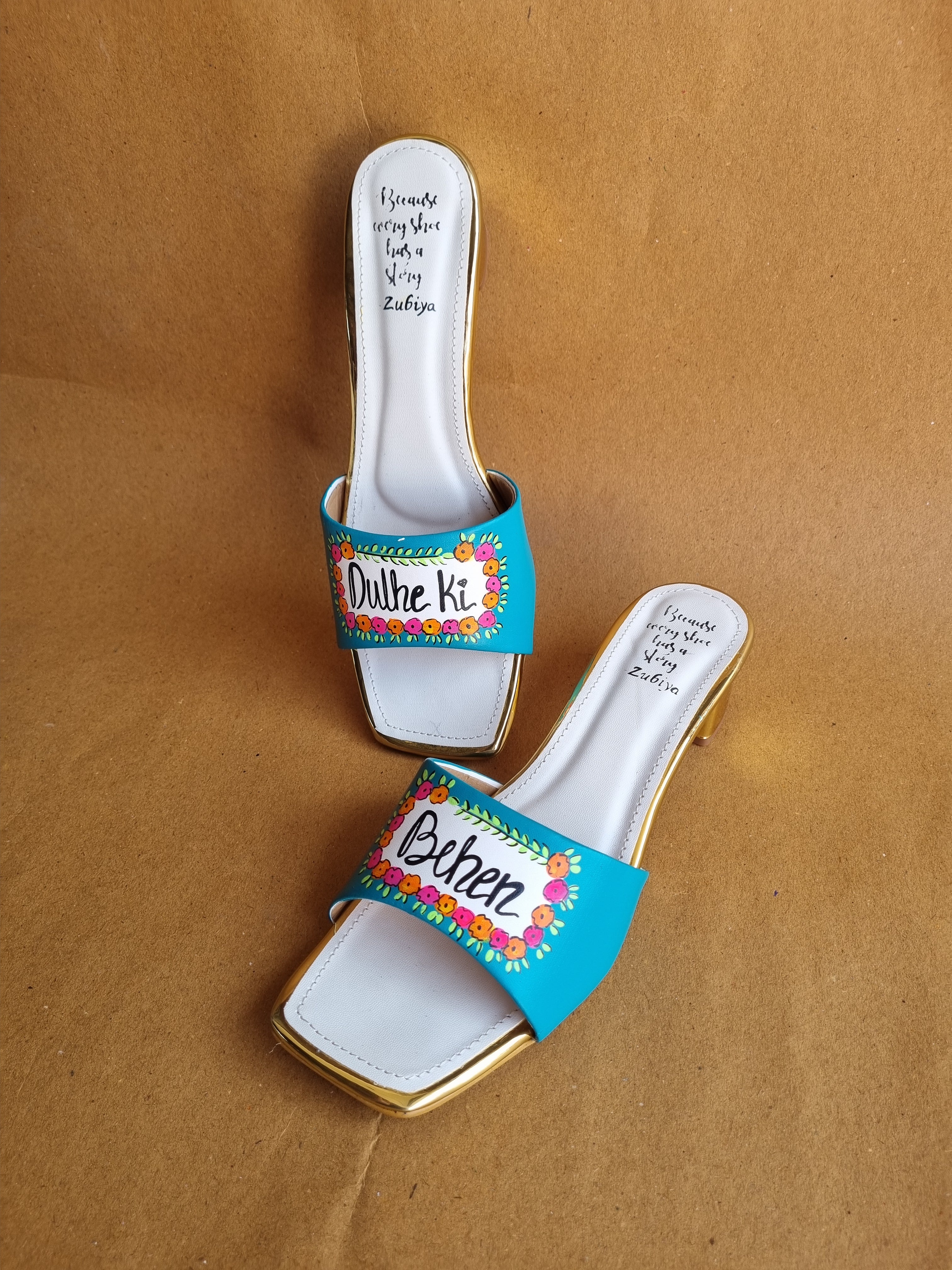 Dulhe ki behen teal blue