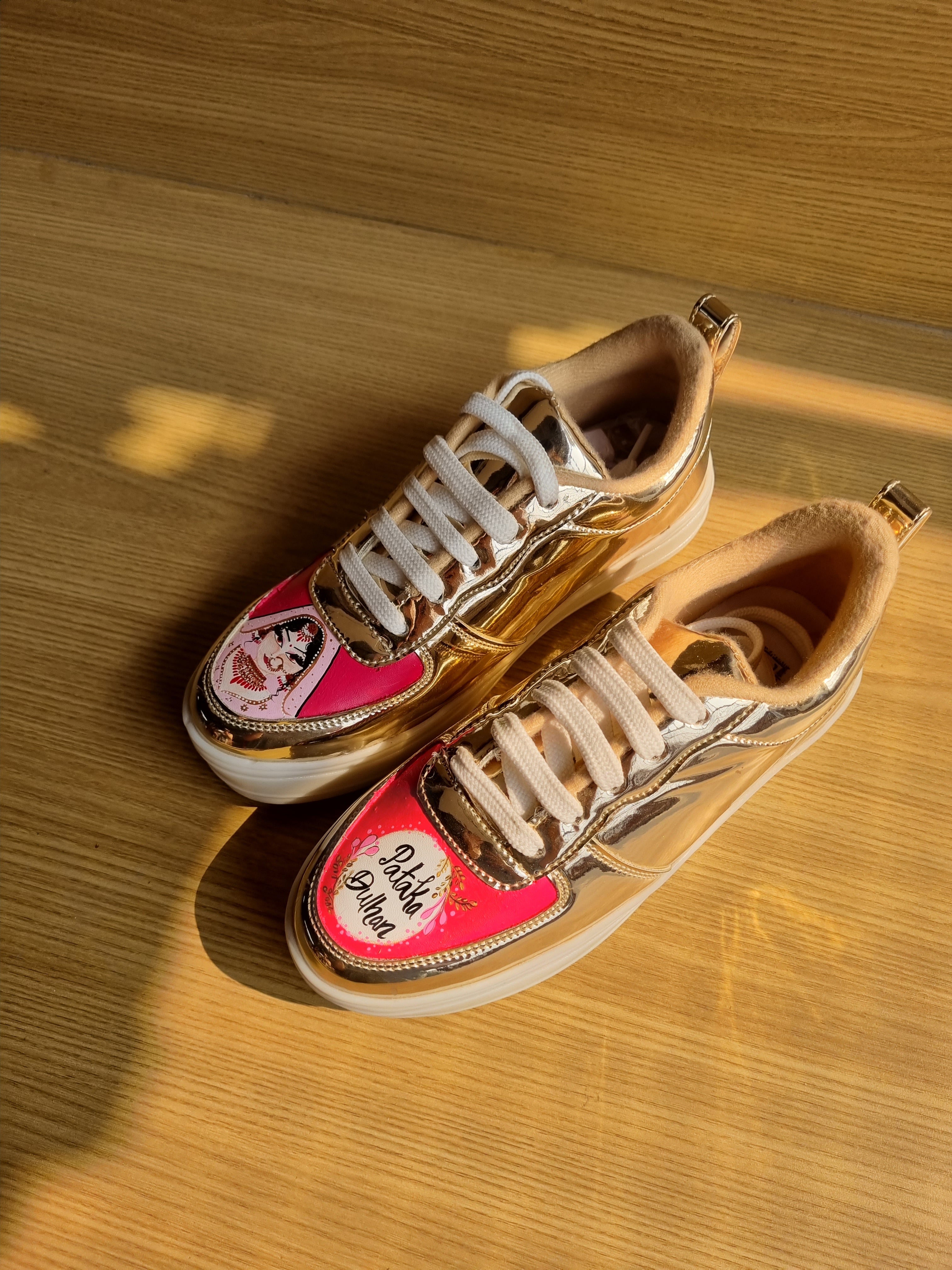 LED RECHARGEABLE GOLDEN BRIDAL  sneakers