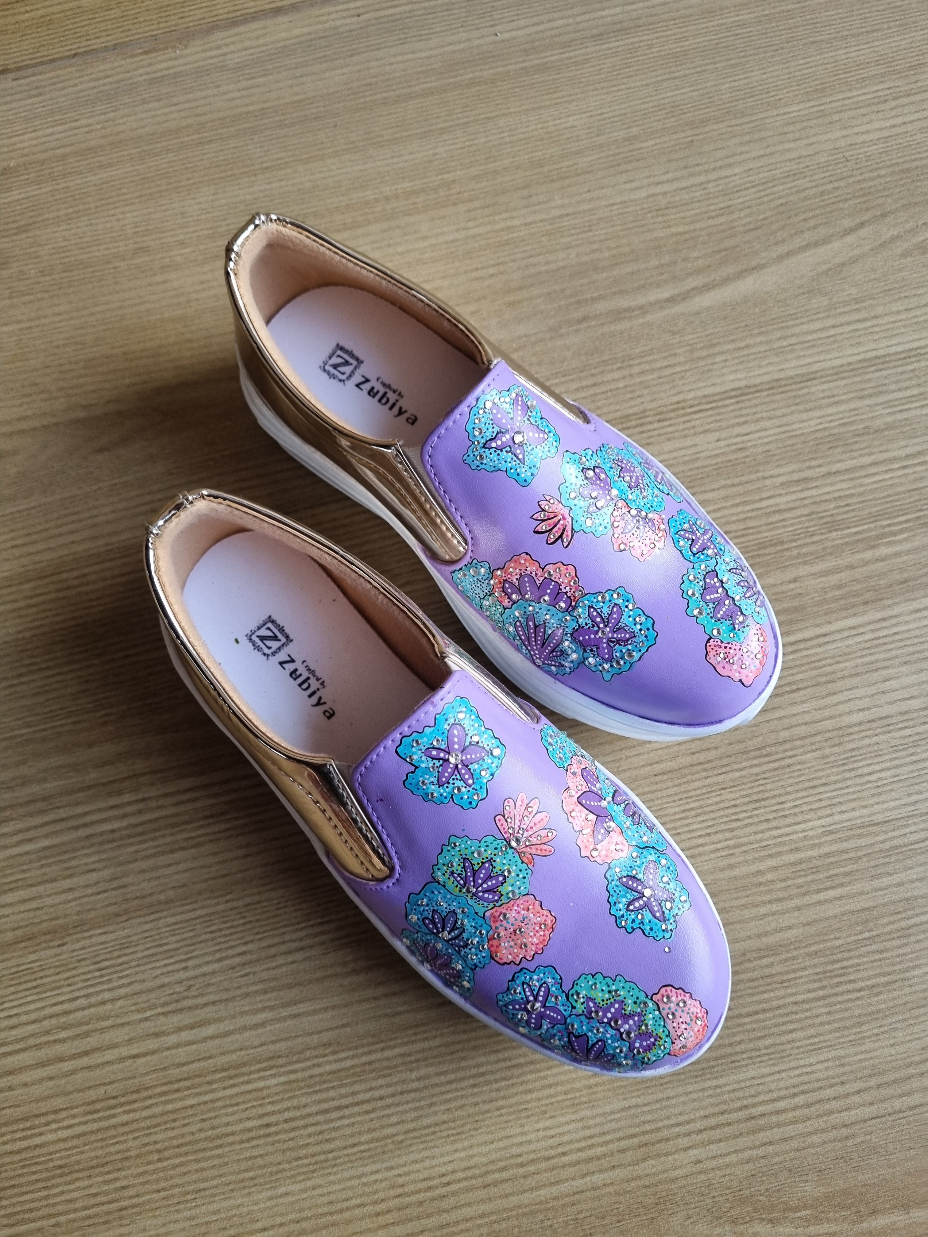 Lavander 2inch sneaker heel