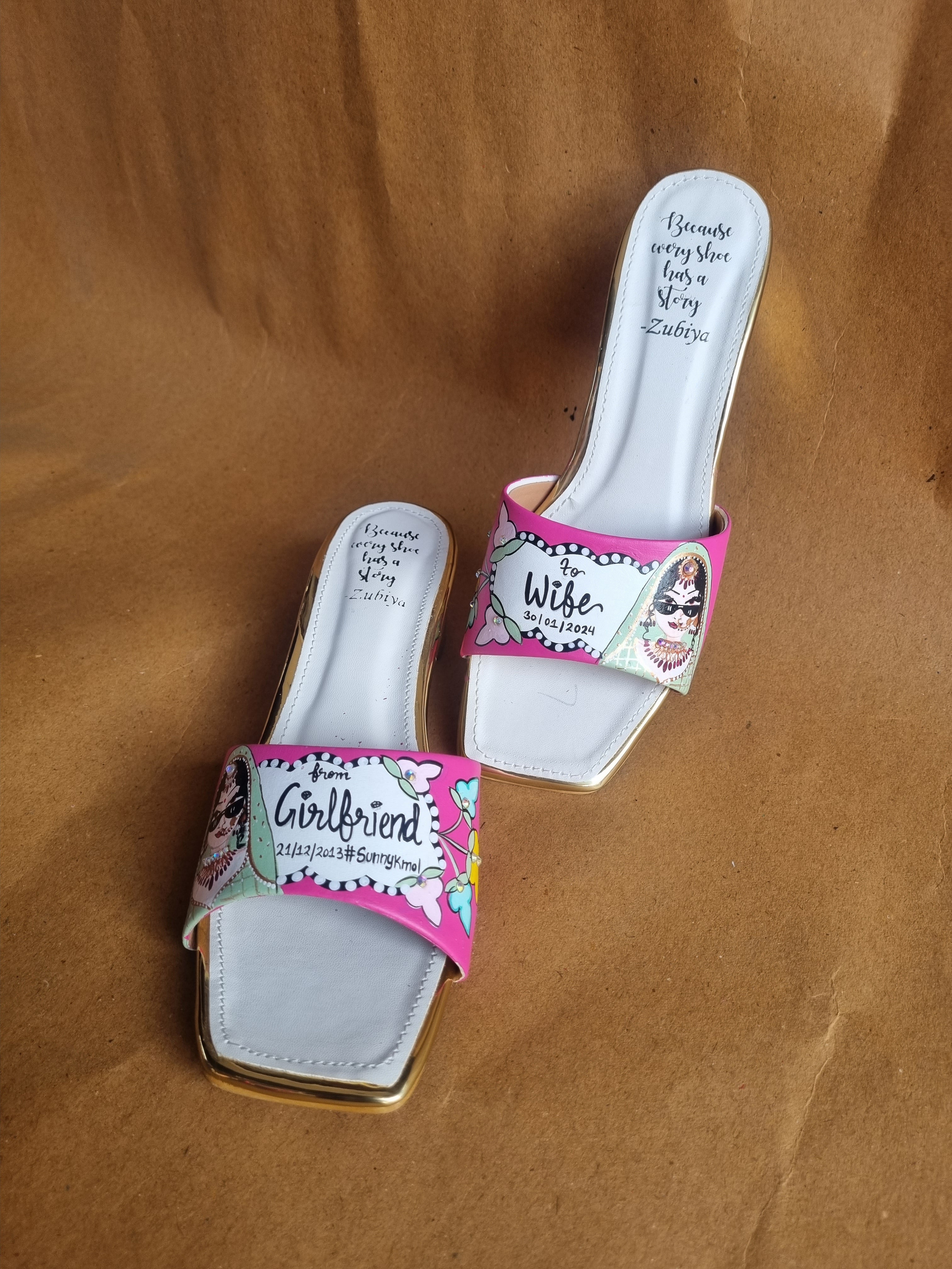 From Girlfriend- To Wife pink Heels