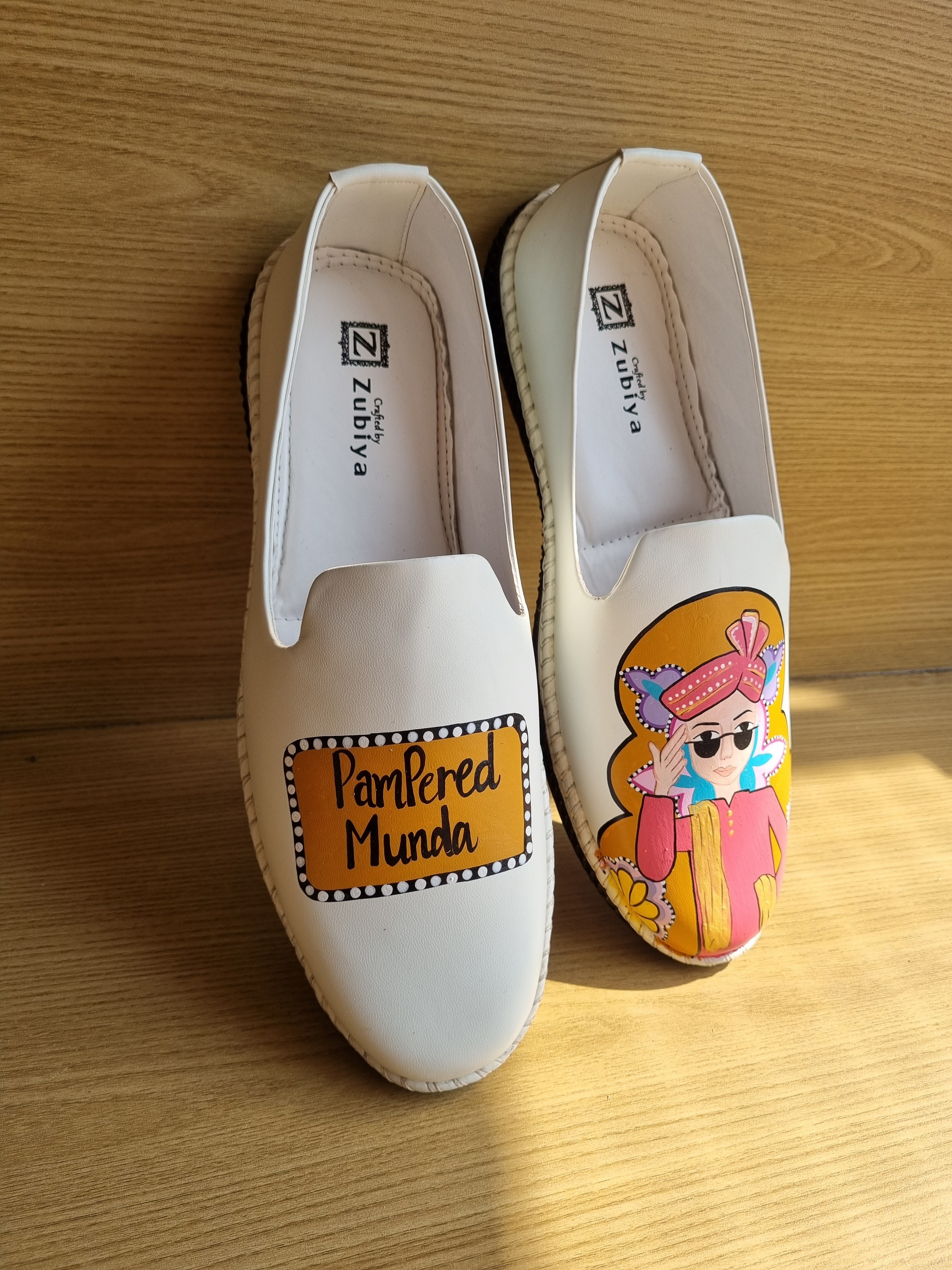 White -mustard swag couple combo