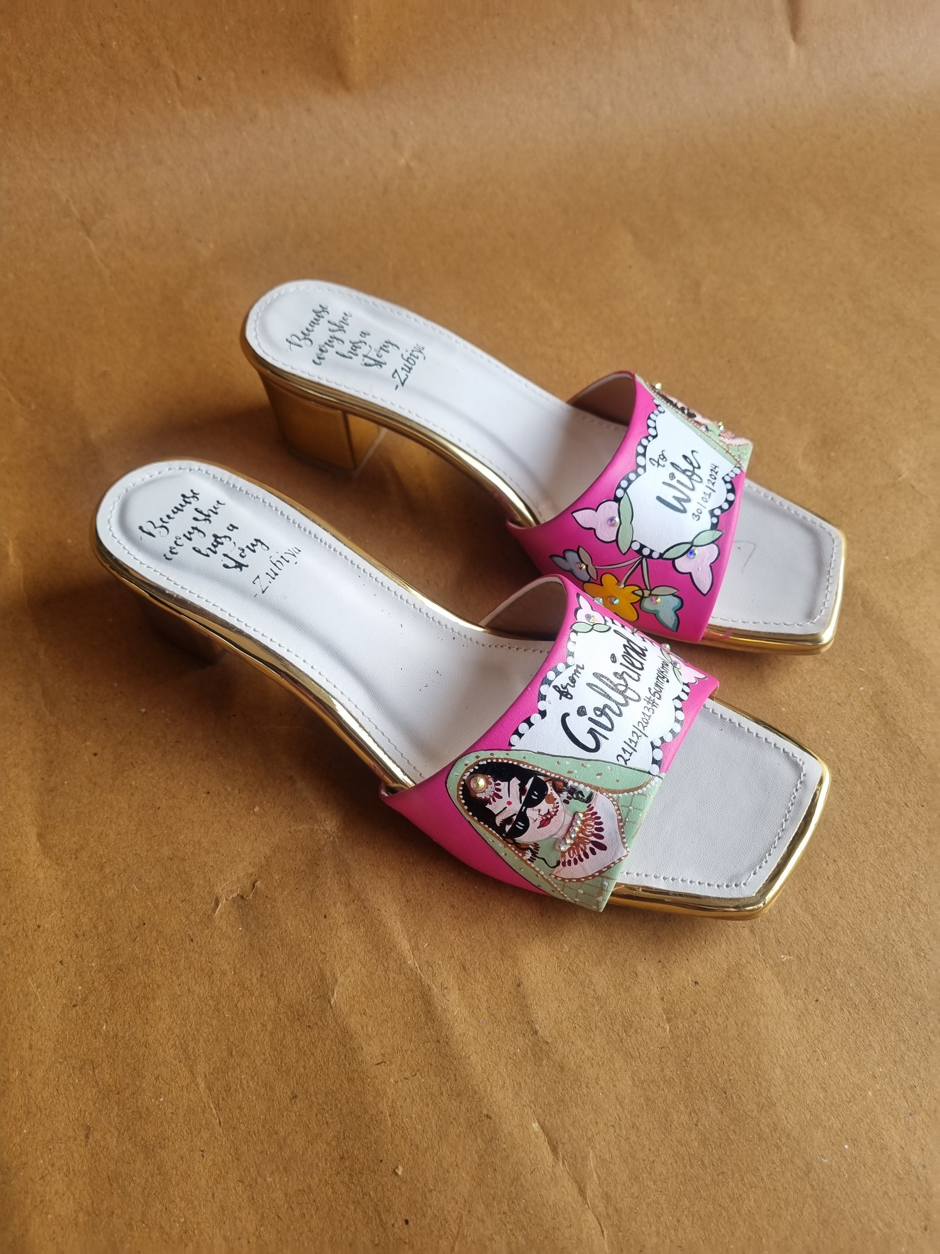 From Girlfriend- To Wife pink Heels