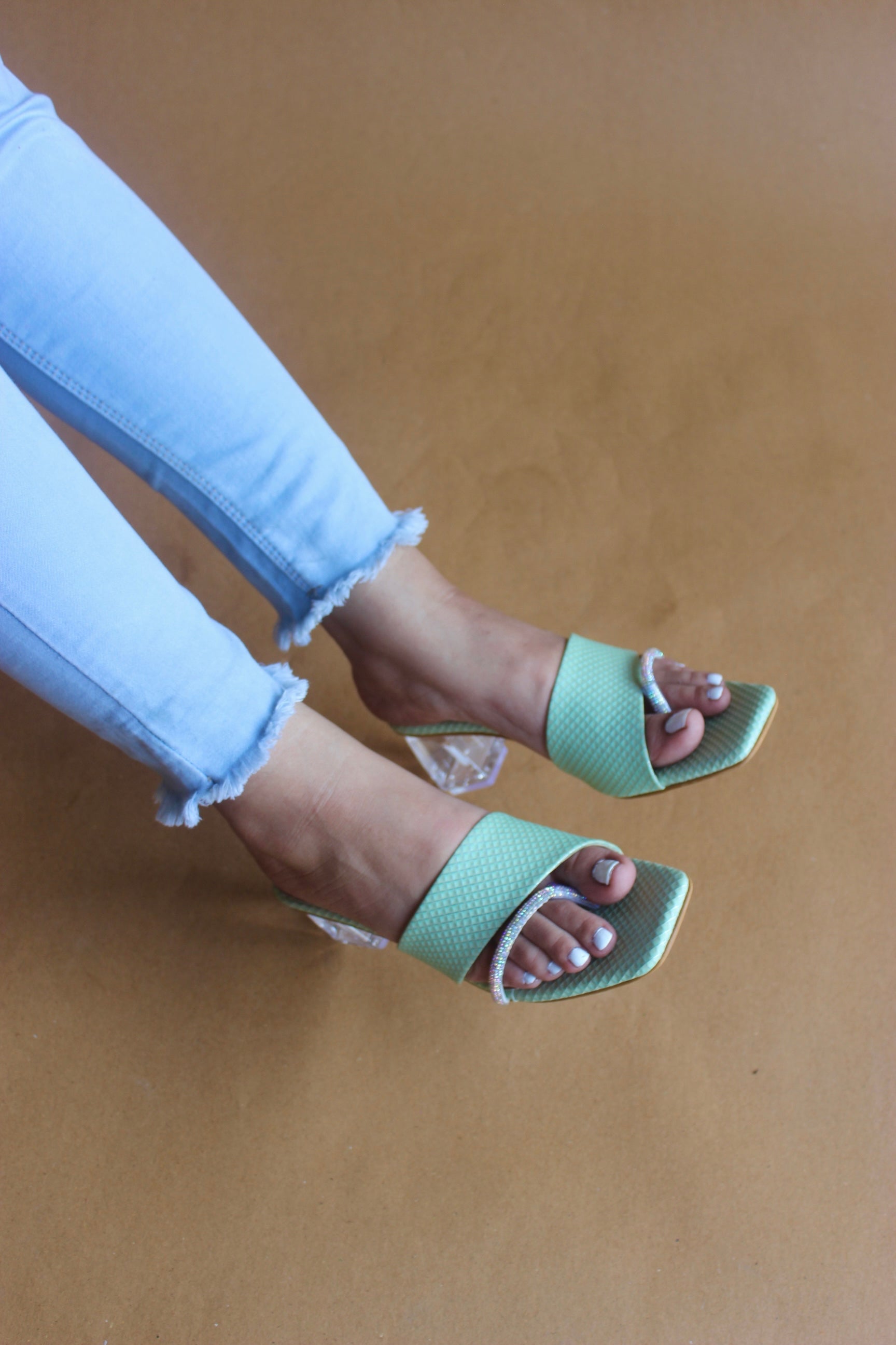 Minty love heels