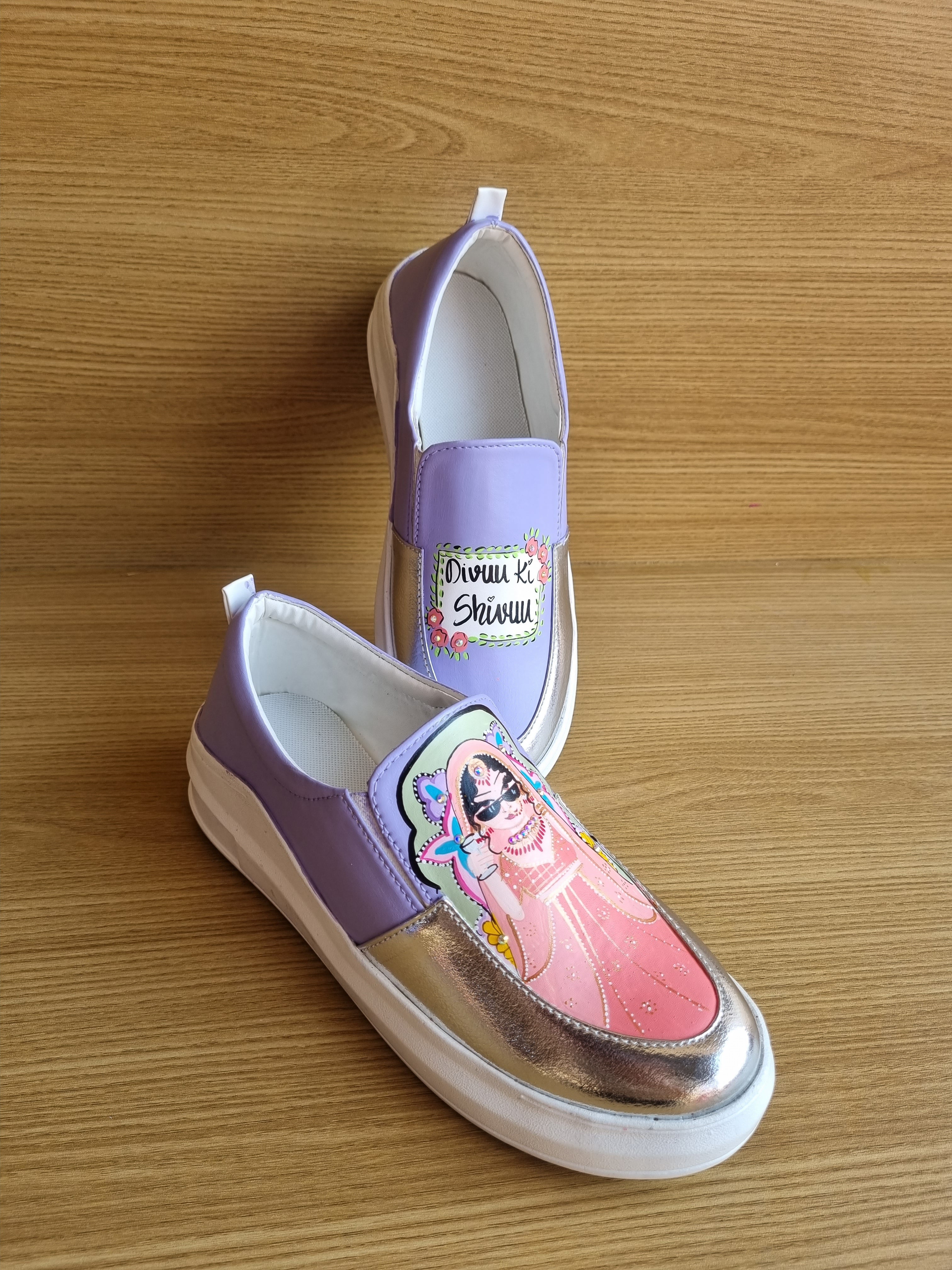 Lavender mojri- sneakers couple Combo