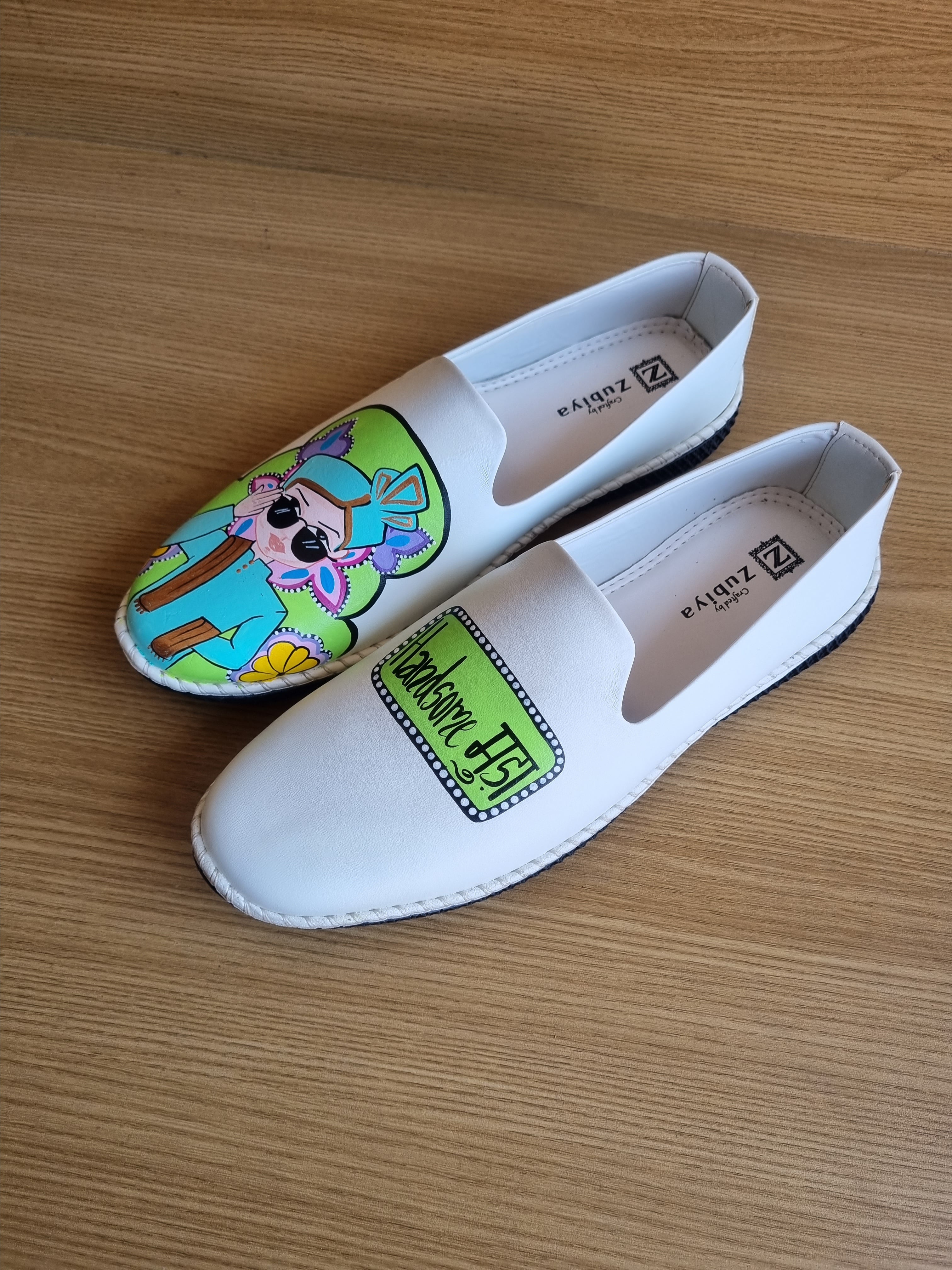 Lime green-white swag couple combo