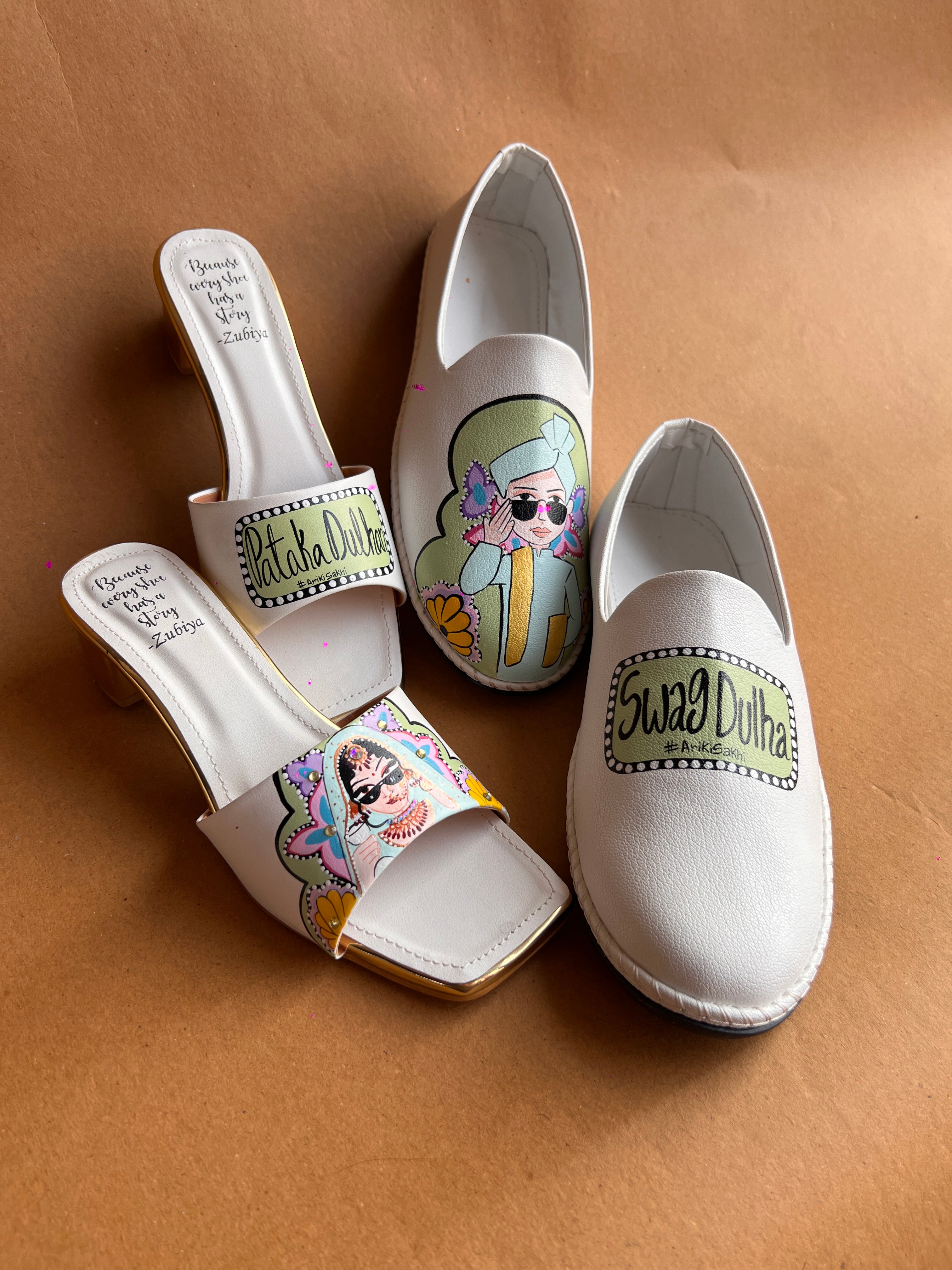 Pista-white swag couple combo