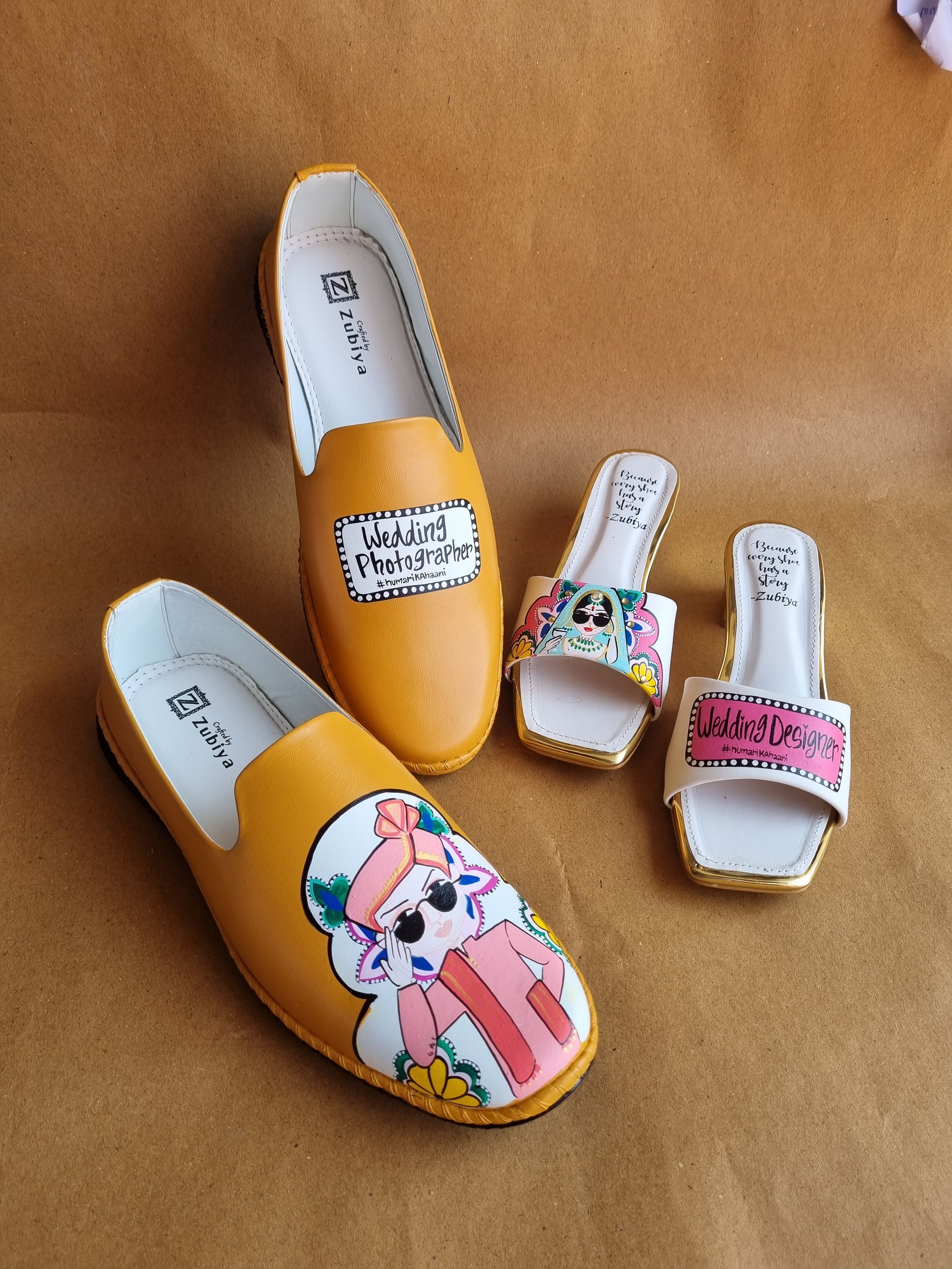 Custom-MOJRI-heels couple combo