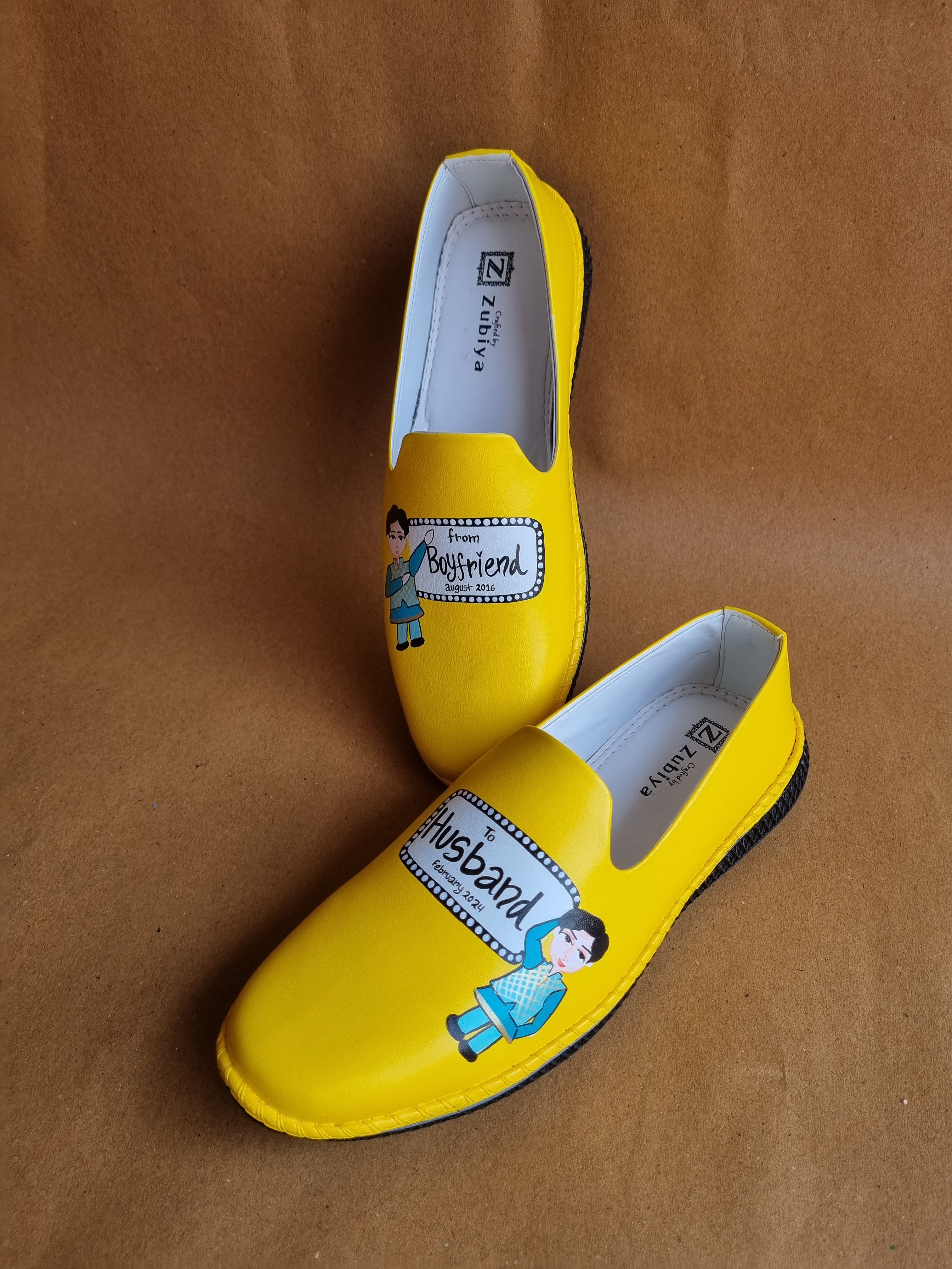 Yellow both side dulha mojris