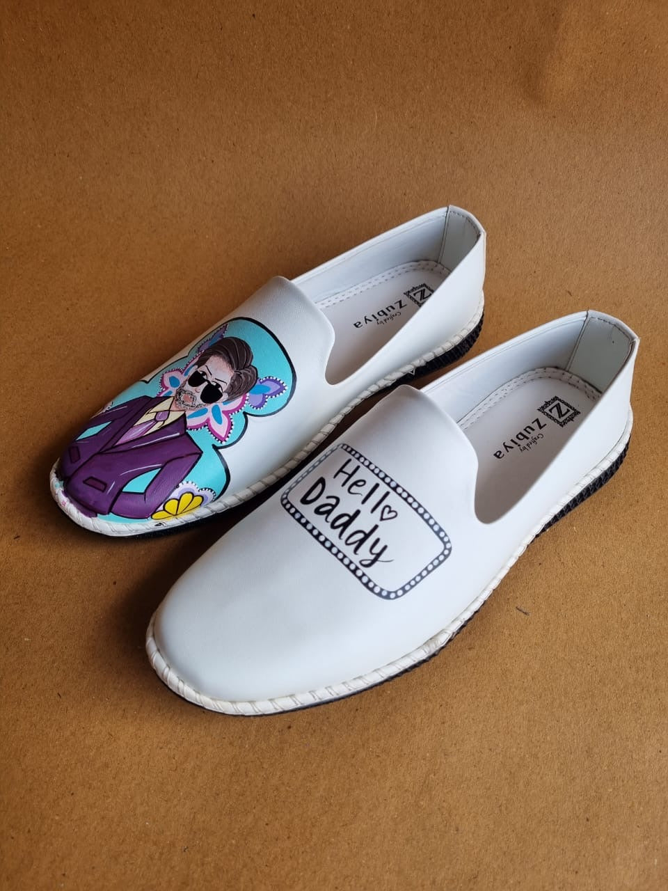 Hi mommy- hello daddy wedges-mojri combo