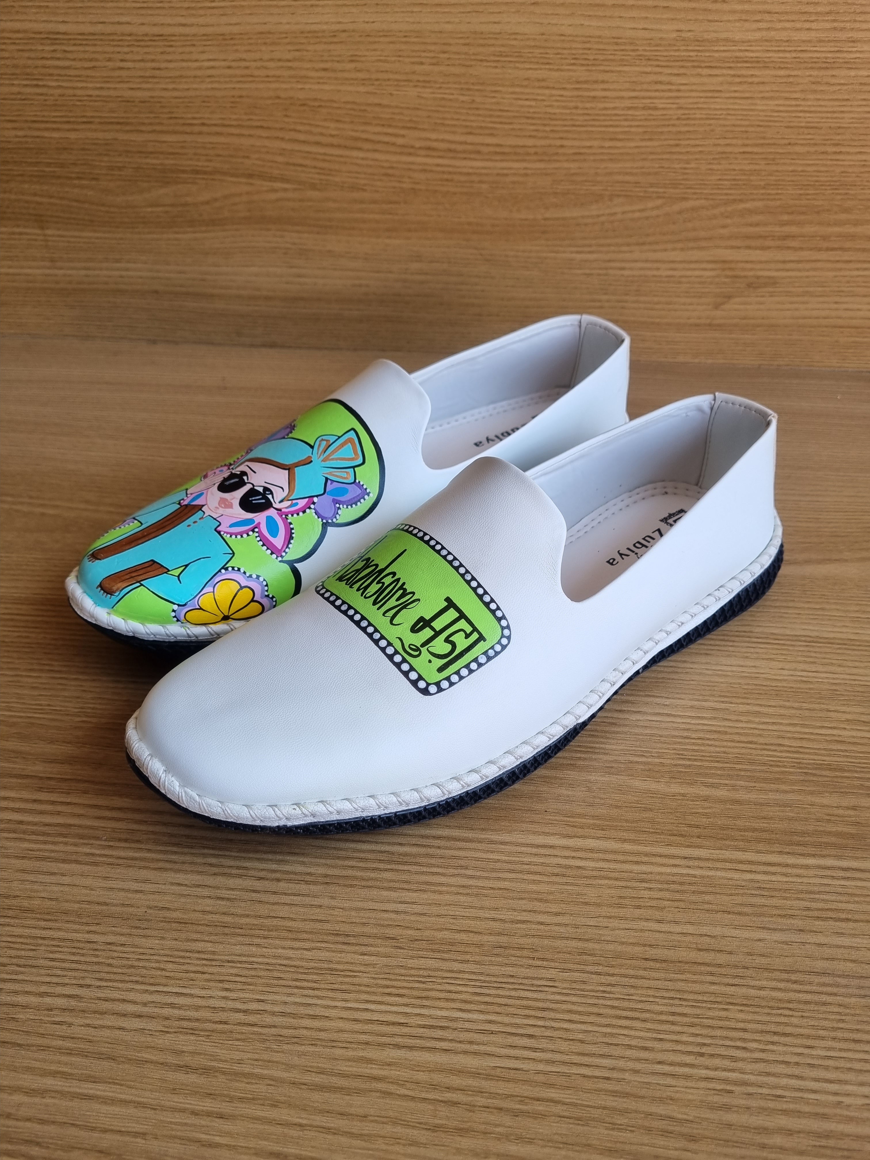 Lime green-white swag couple combo