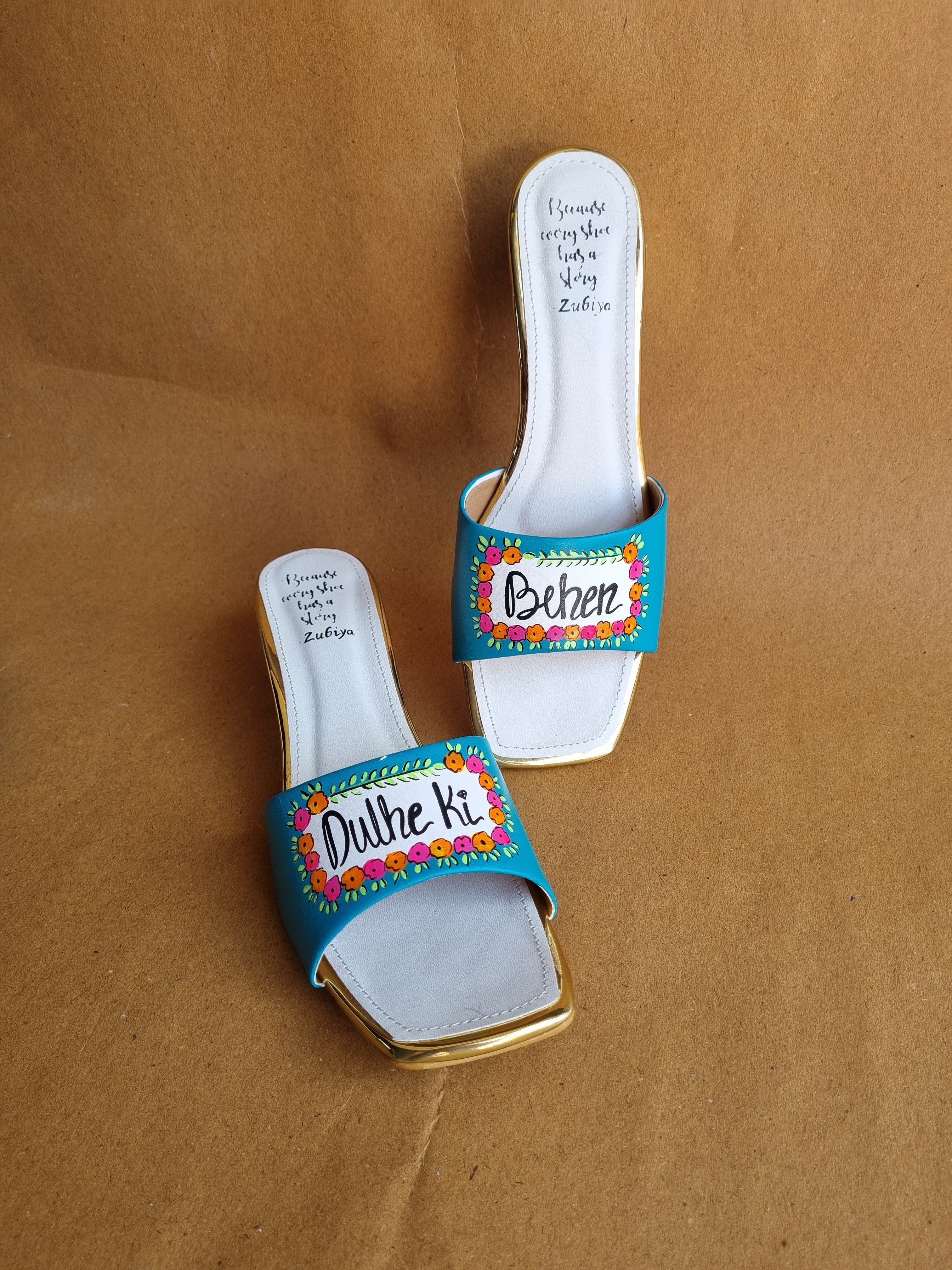 Dulhe ki behen teal blue