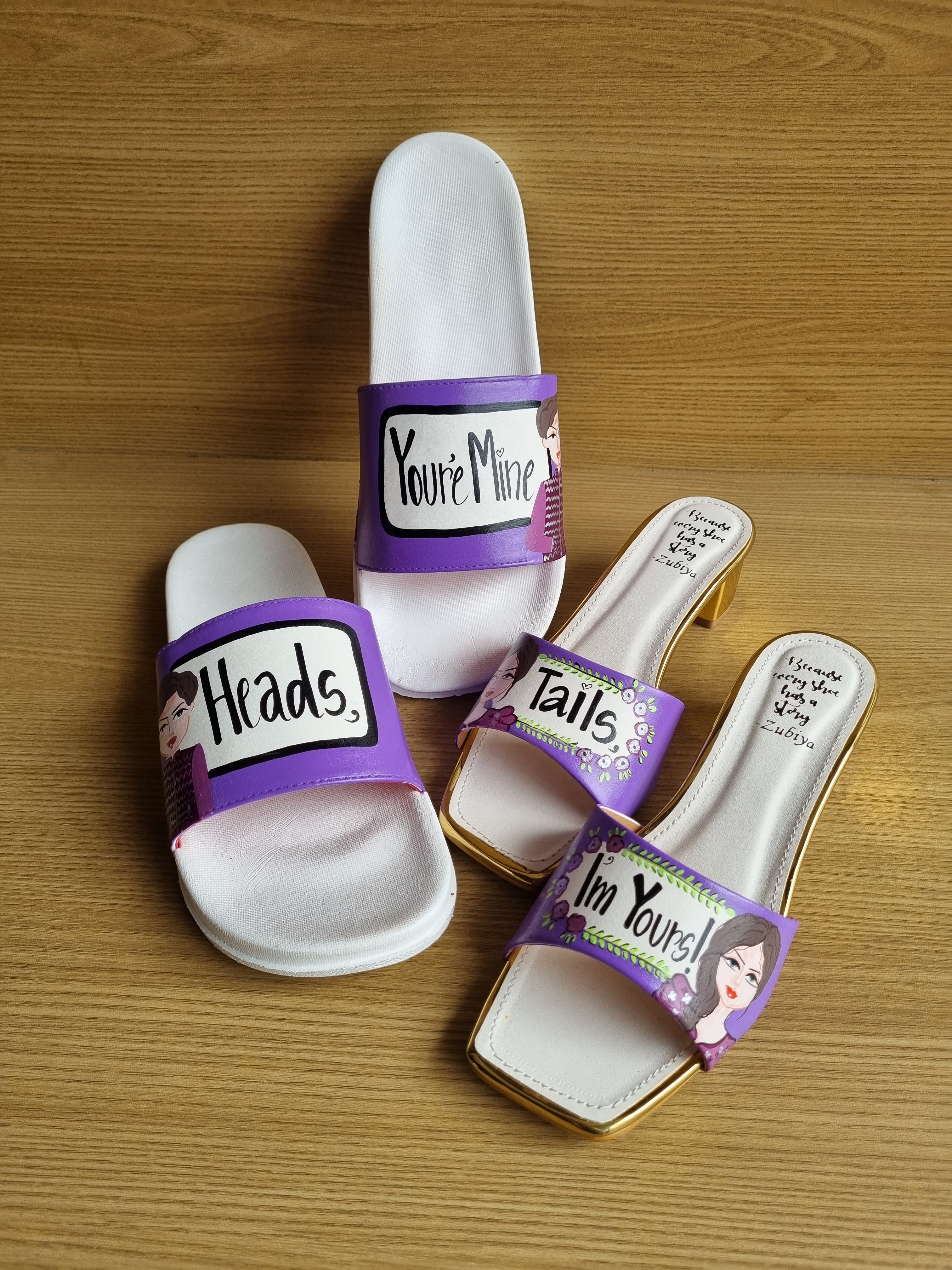 White - baby pink swag couple combo